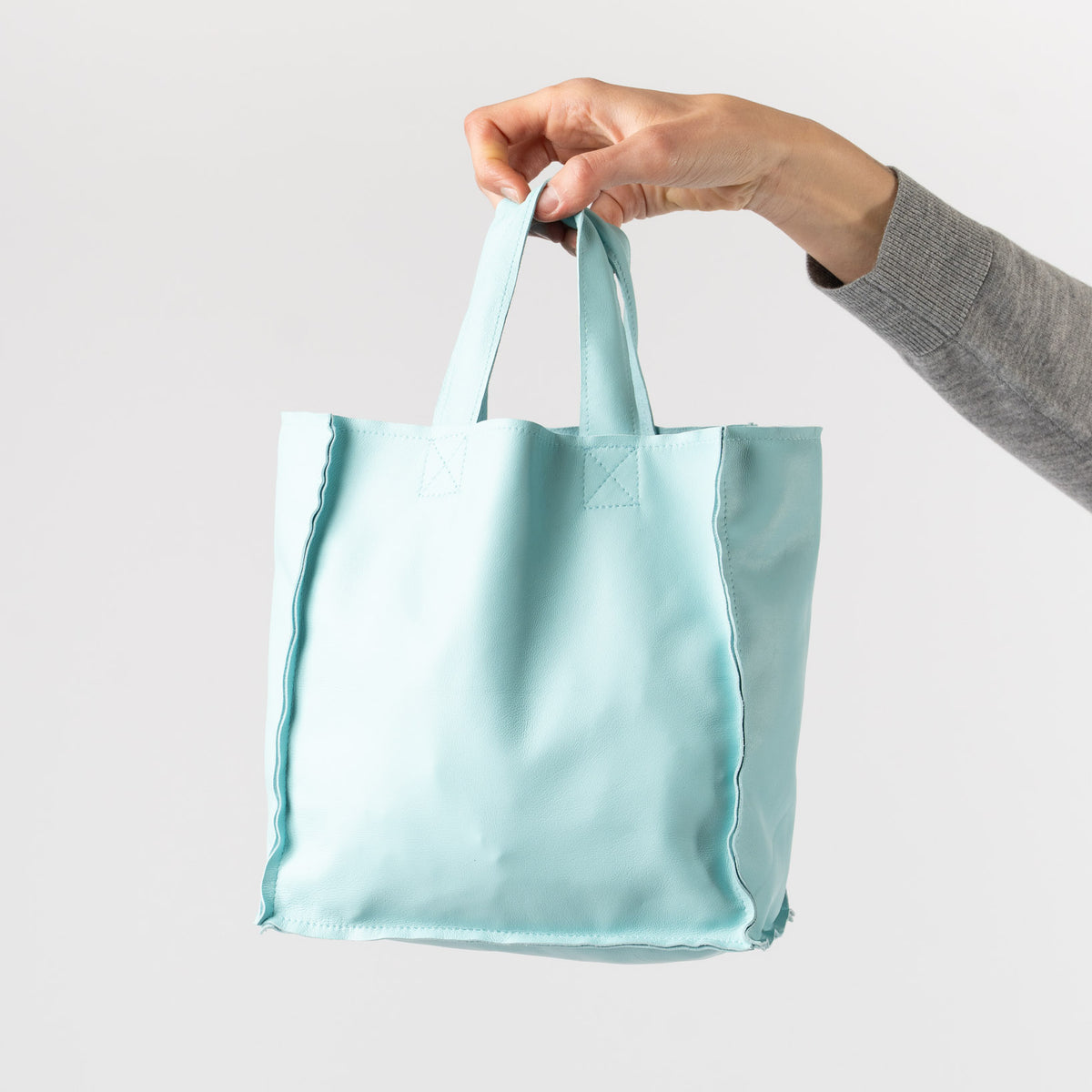 Maryam Nassir Zadeh Birthday Bag in Baby Blue Curated at Jake and 