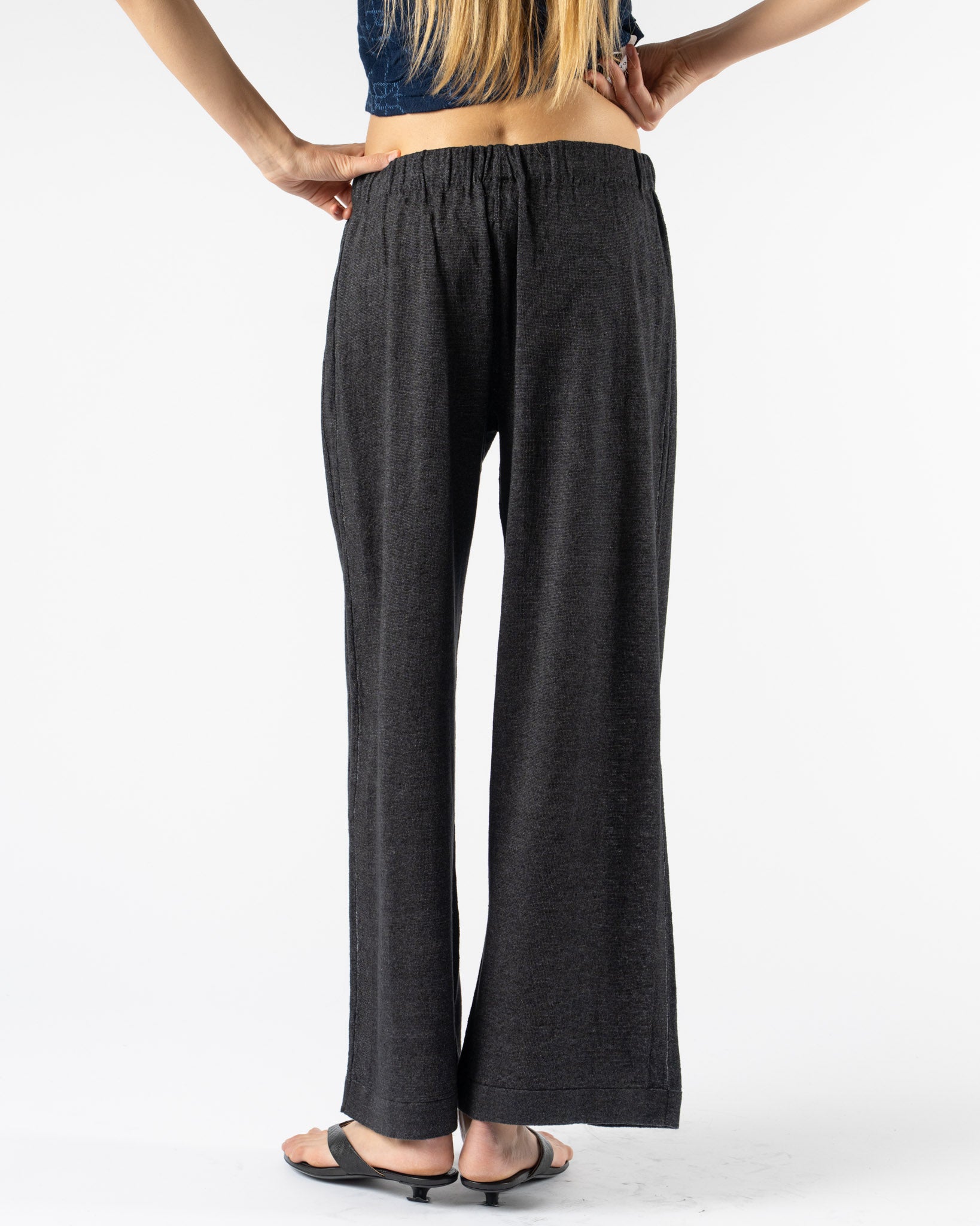YanYan Mabo Logo Pant in Washed Black