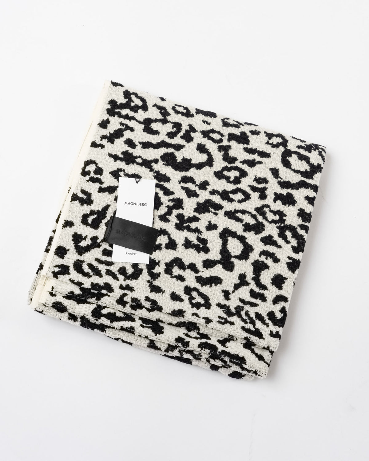 Magniberg Wild Towel in Coconut White Leopard Terry