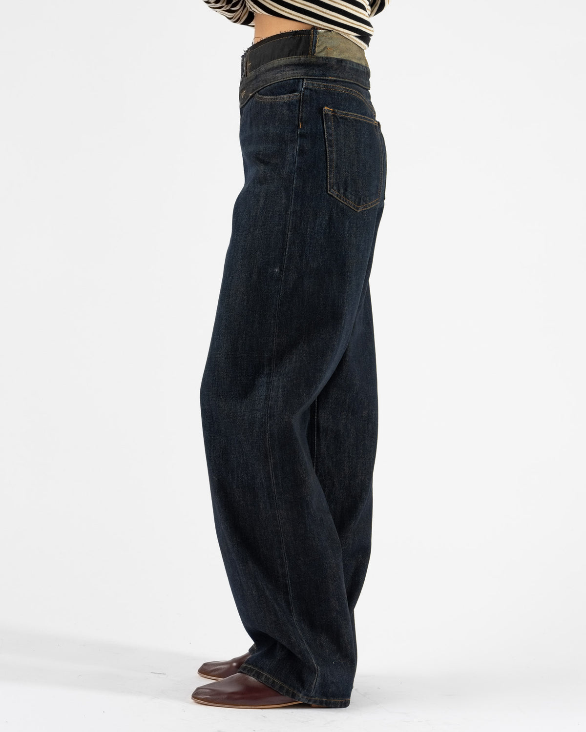 MM6 Maison Margiela Ring Denim 13oz Jean in Dark Blue