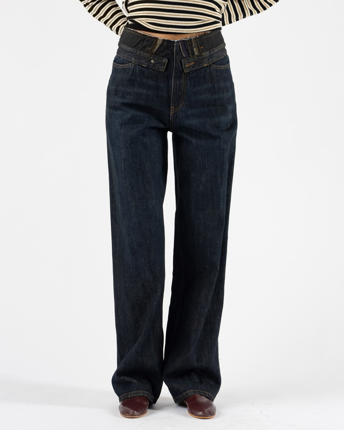 MM6 Maison Margiela Ring Denim 13oz Jean in Dark Blue