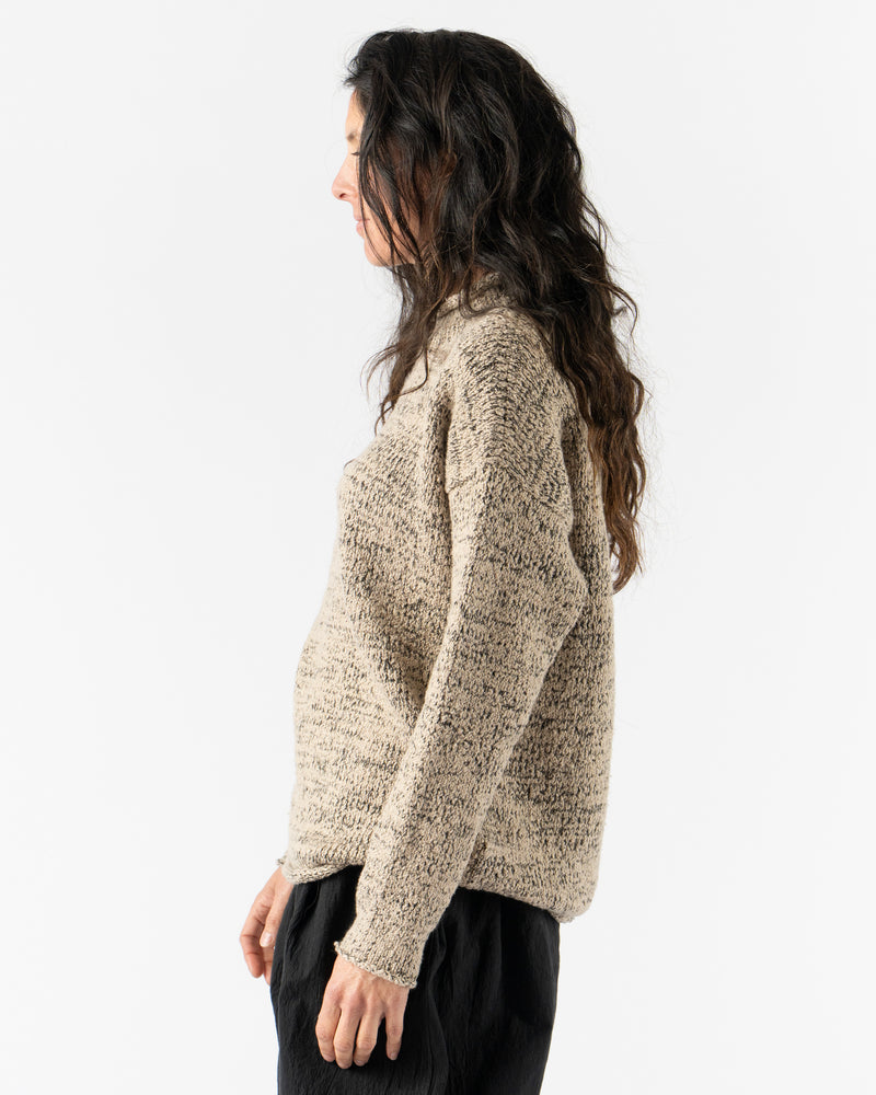 Lauren Manoogian Marl Rollneck in Sisal Marl