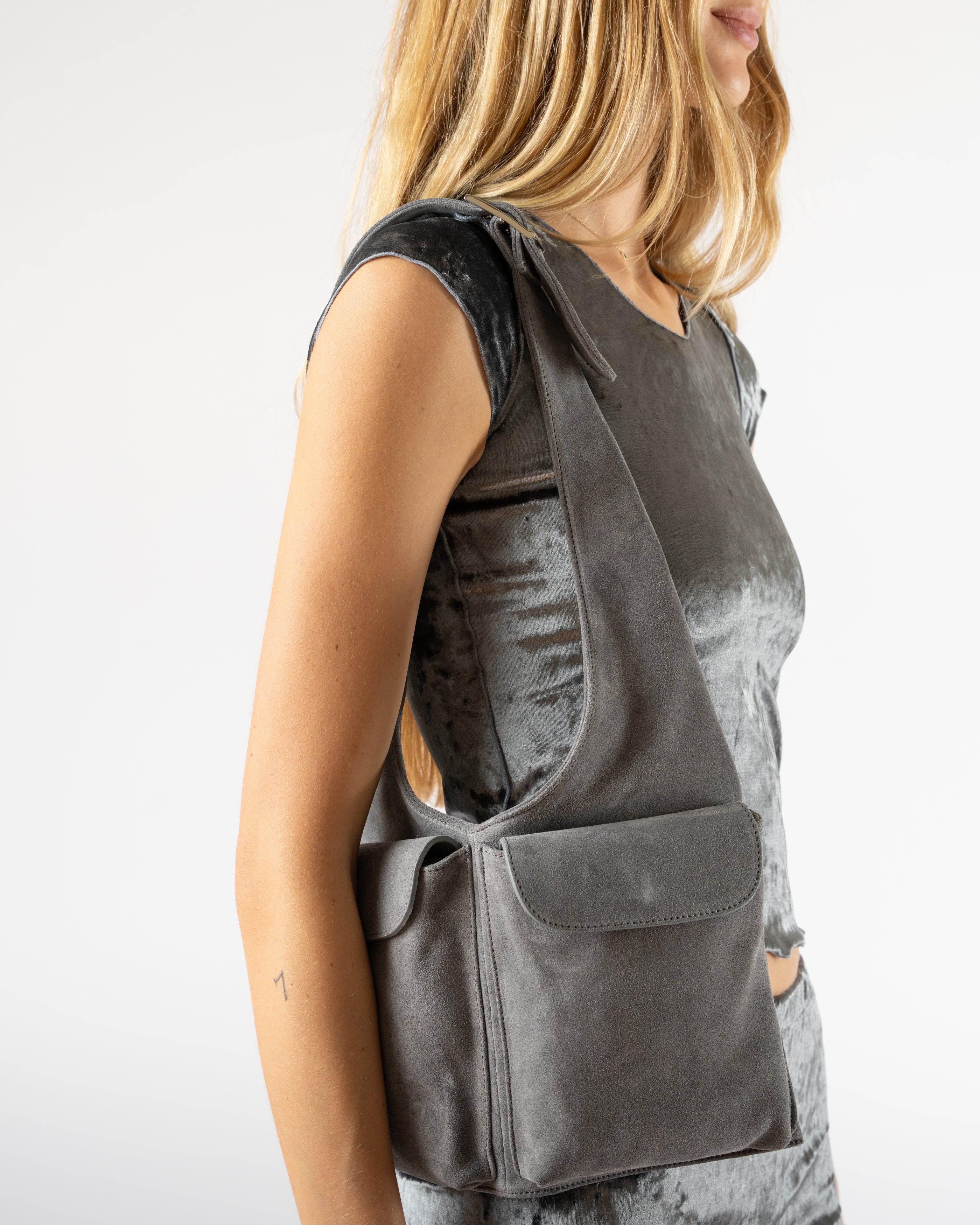 Maryam Nassir Zadeh Julian Bag in Stone Curated at Jake and Jones
