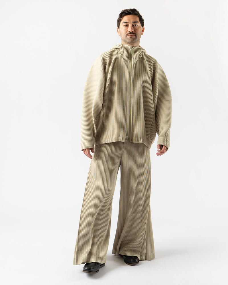 Homme Plissé Issey Miyake Red Grass Field Track Jacket Homme