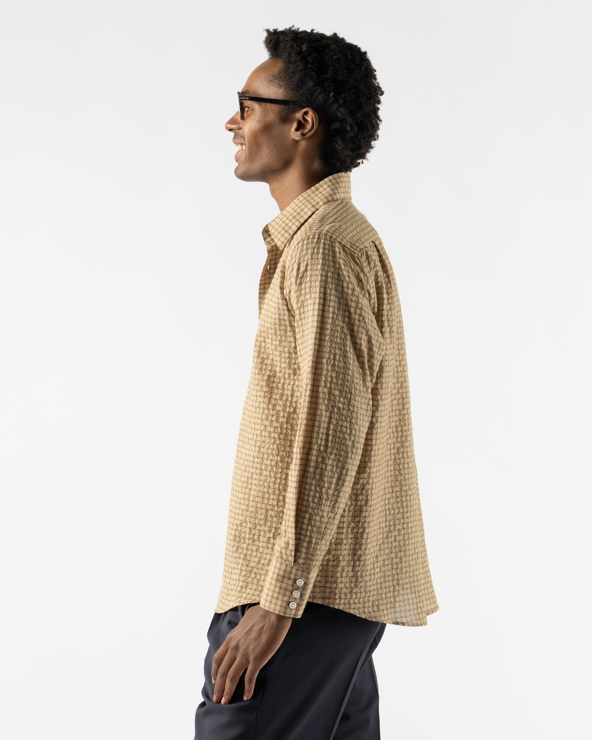 Carter Young Business Shirt in Cedar Check
