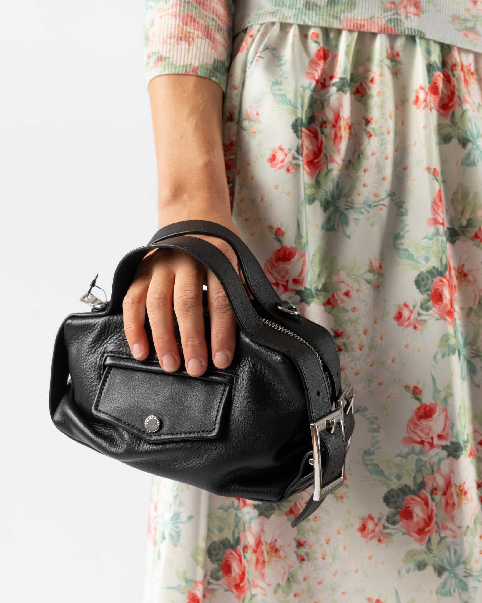Simone Rocha Mini Biker Belt Bag in Black