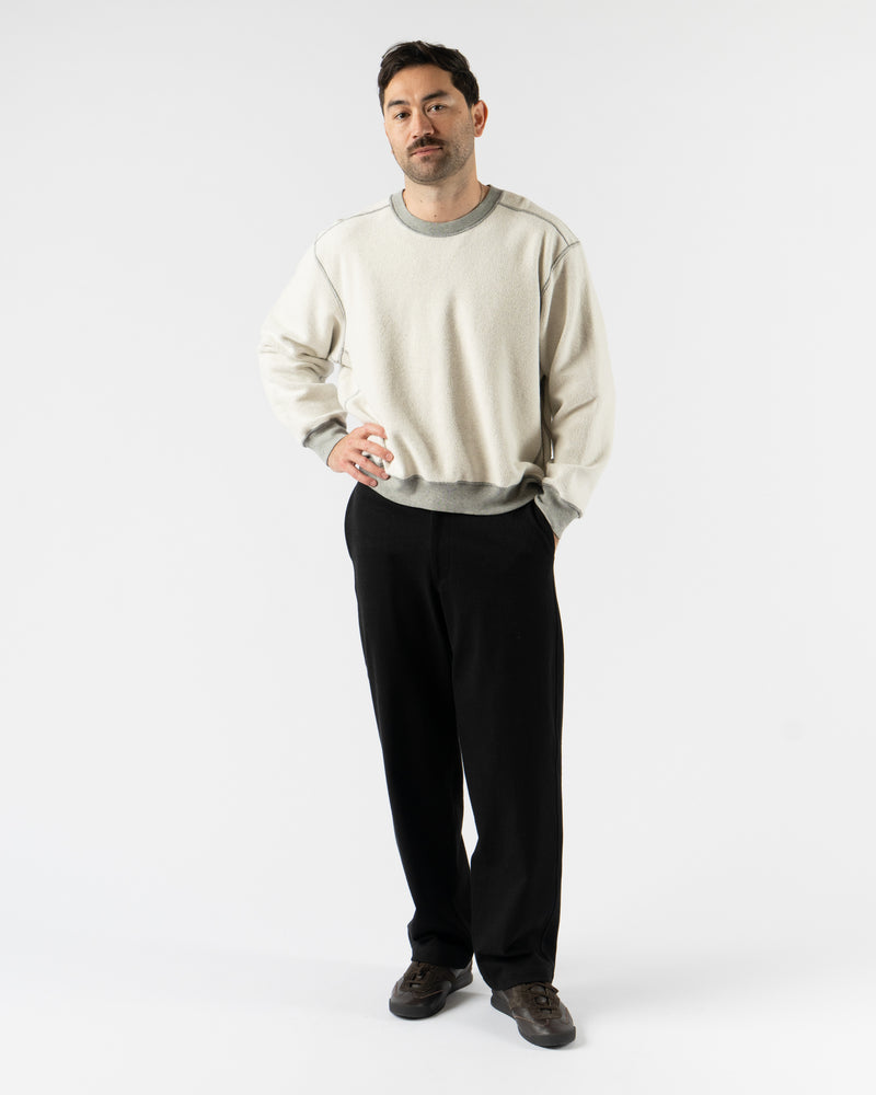 Lady White Co. LW612 Mini Crewneck in Reverse Heather Grey