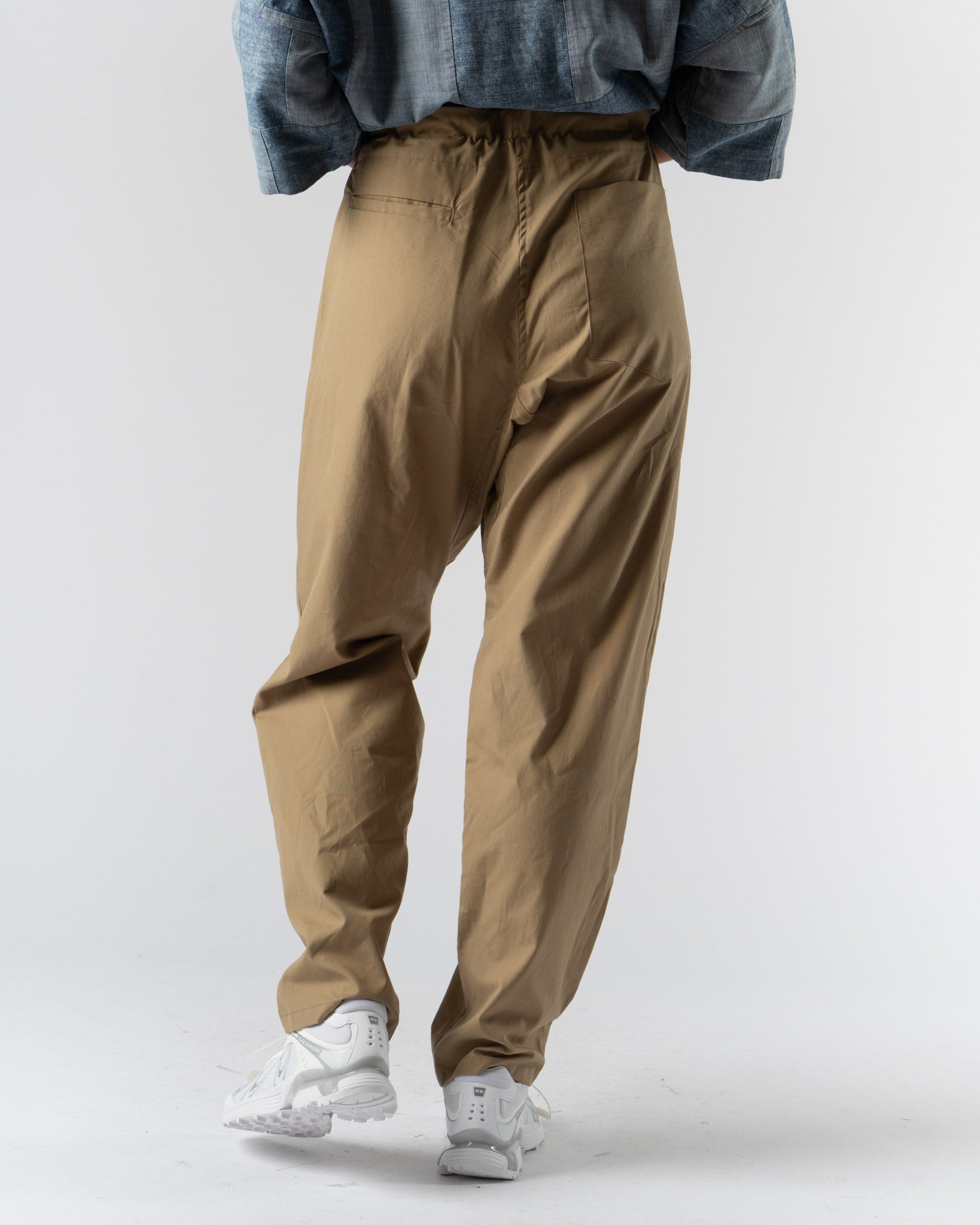 Monitaly Drop Crotch Pants in Khaki