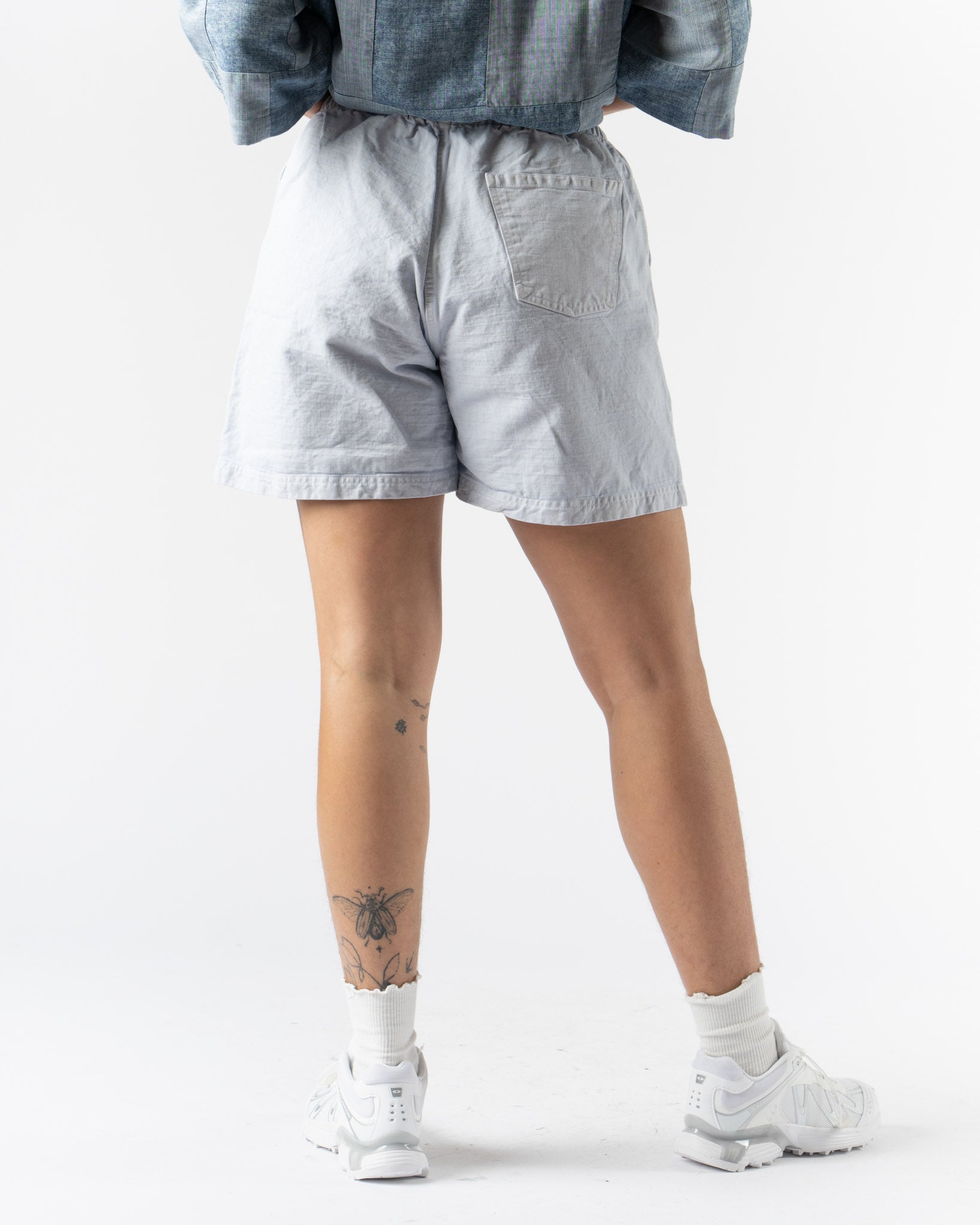 Monitaly Easy Baggy Shorts in Light Blue