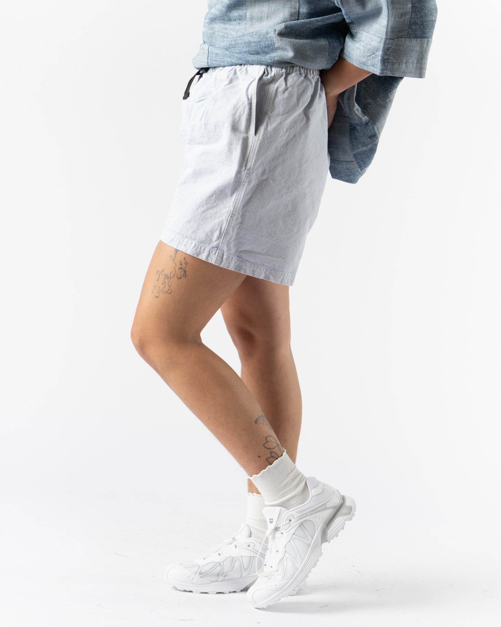 Monitaly Easy Baggy Shorts in Light Blue