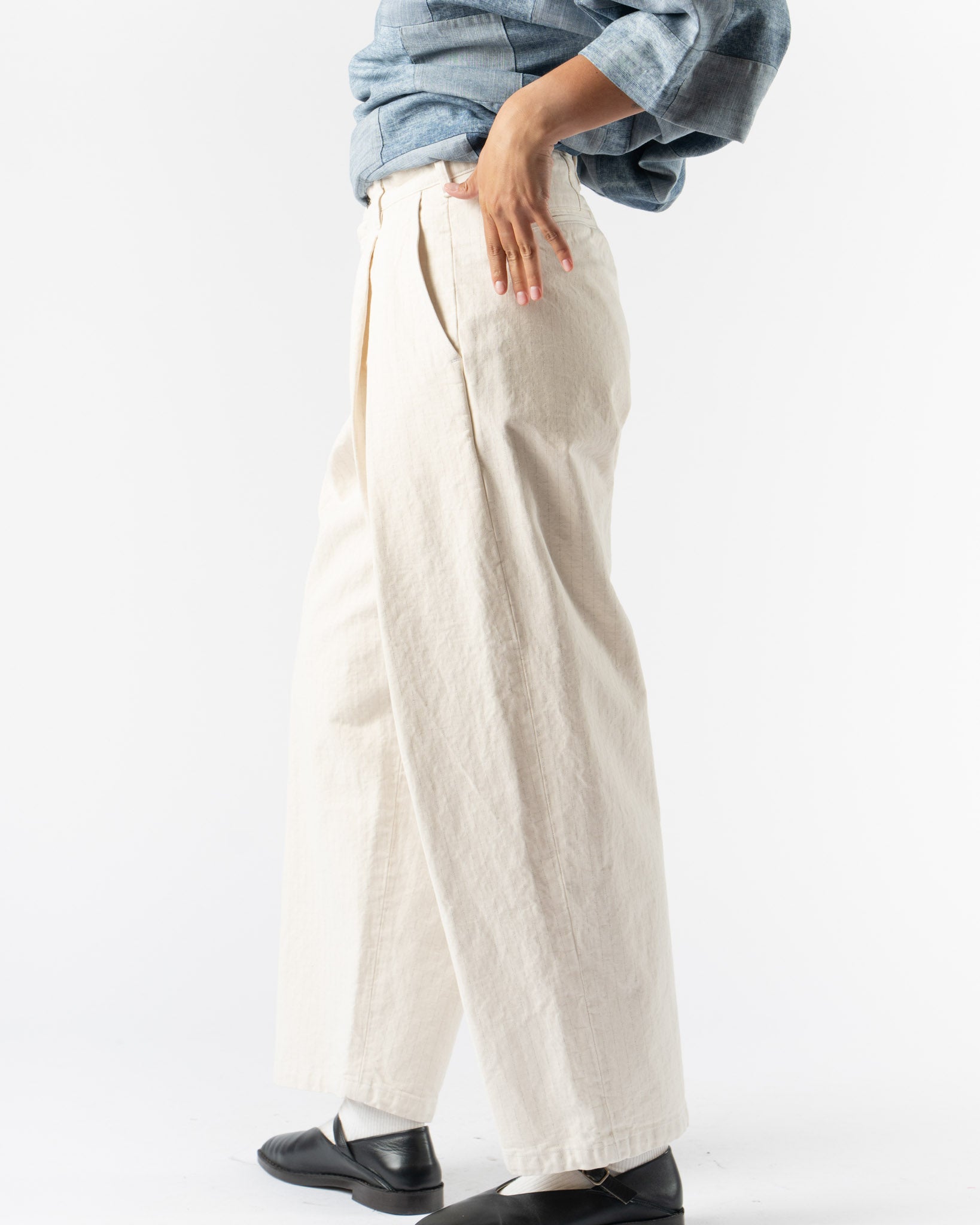 Monitaly Ekusy Pants in Natural
