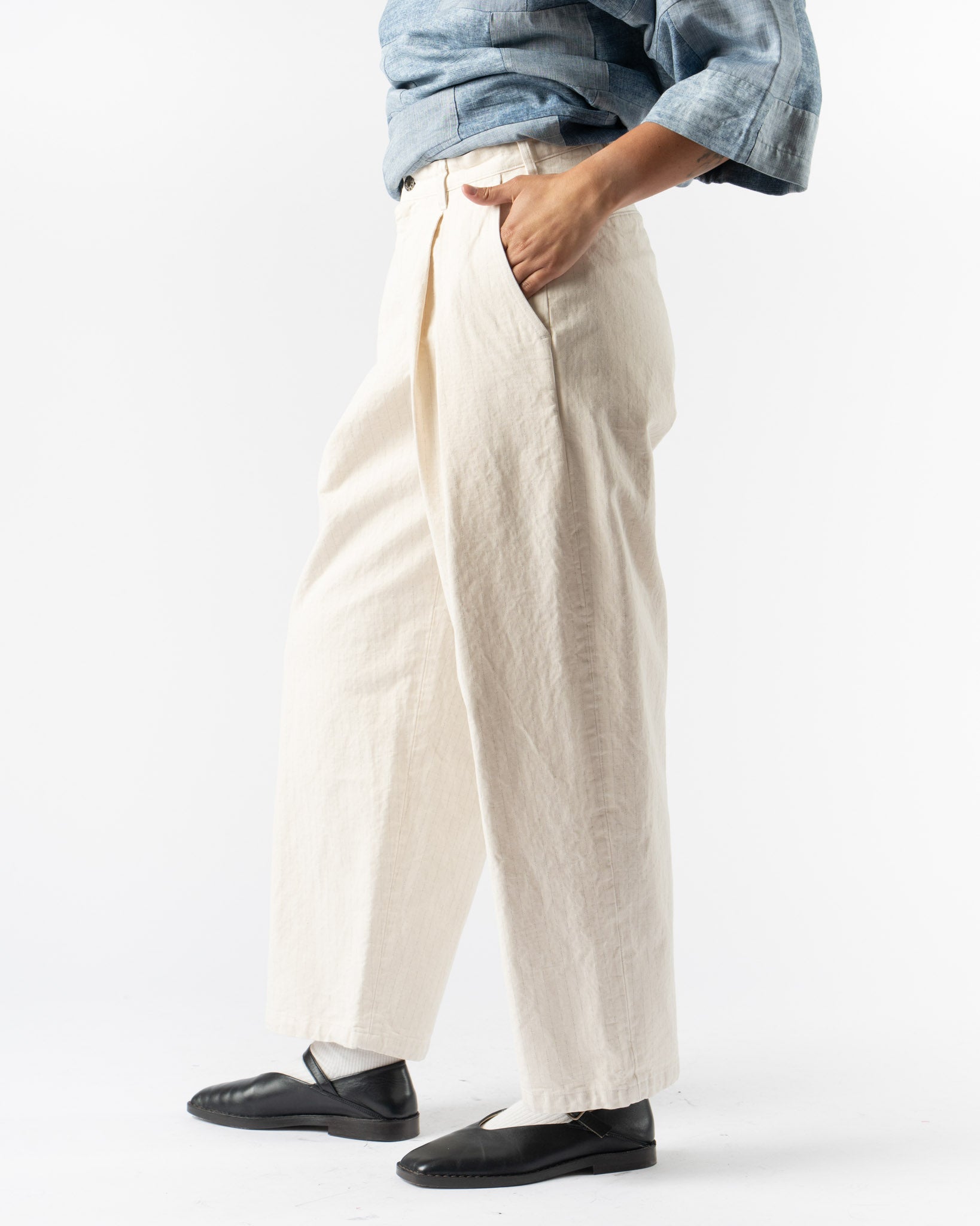 Monitaly Ekusy Pants in Natural