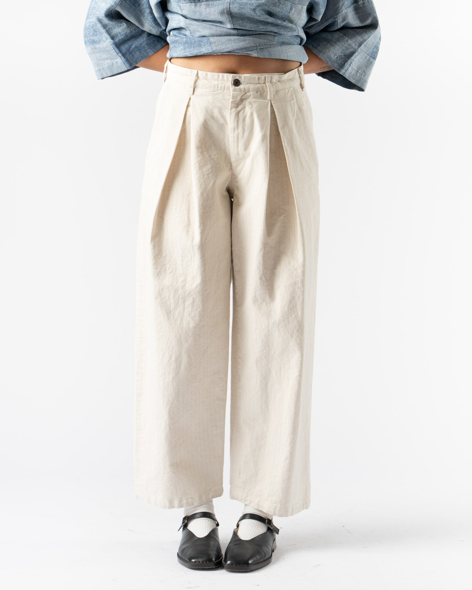 Monitaly Ekusy Pants in Natural