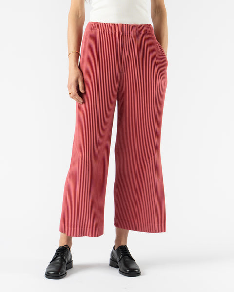 Homme Plissé Issey Miyake Monthly Colors April in Dusky Red