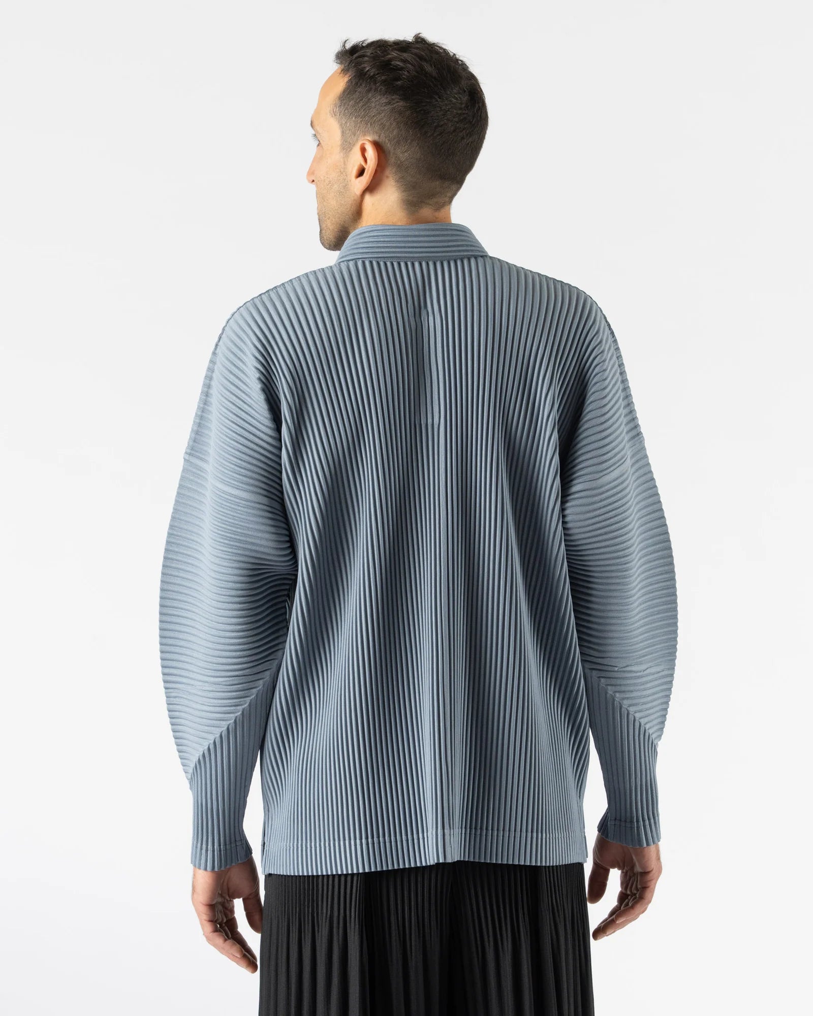 Homme Plissé Issey Miyake August Monthly Colors in Slate Blue