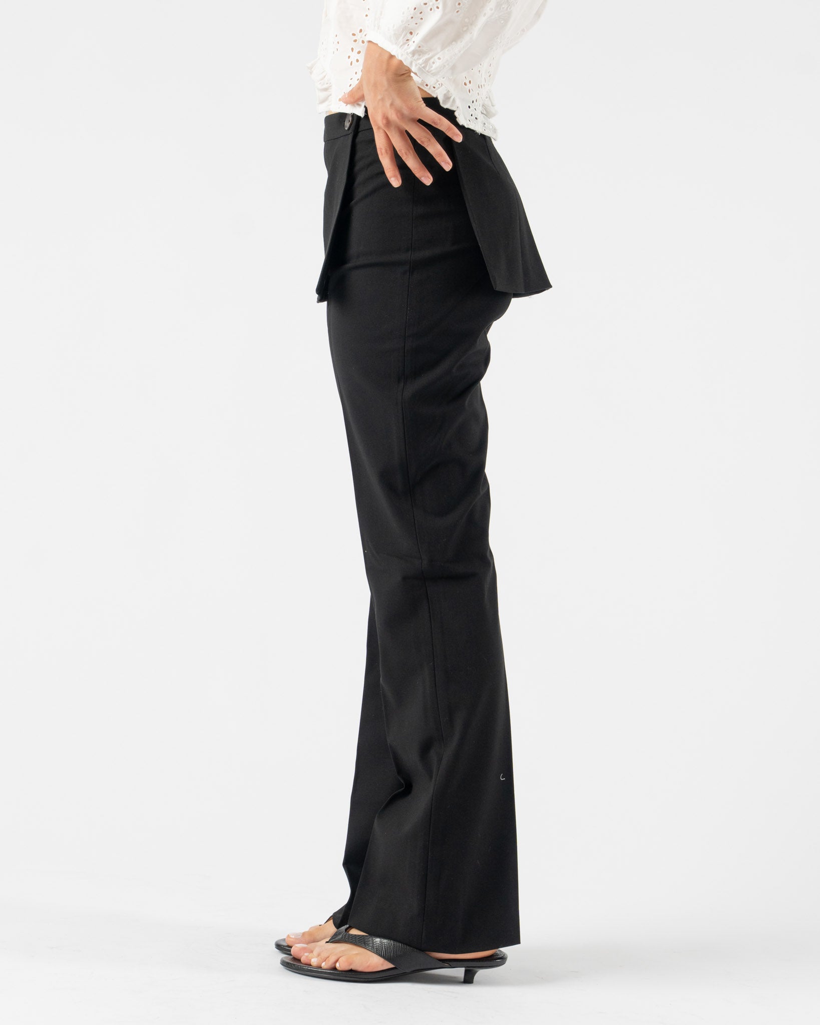 Sandy Liang Mulberry Pant in Black
