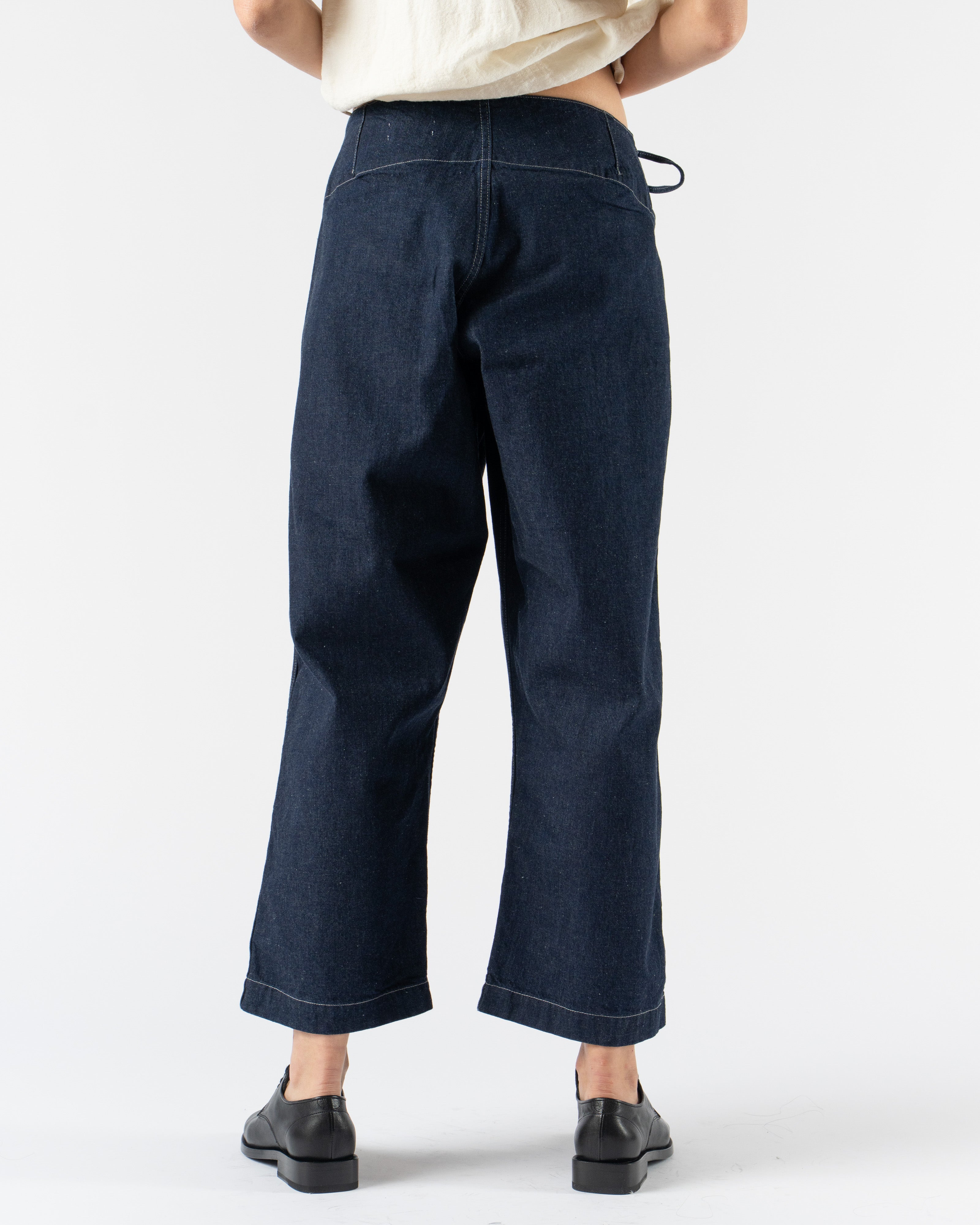 Quitan Naval Thai Pants in One Wash Indigo Oekotex Denim