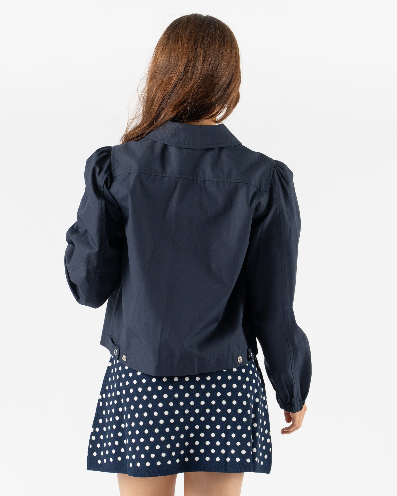 Sandy Liang Necco Jacket in Navy