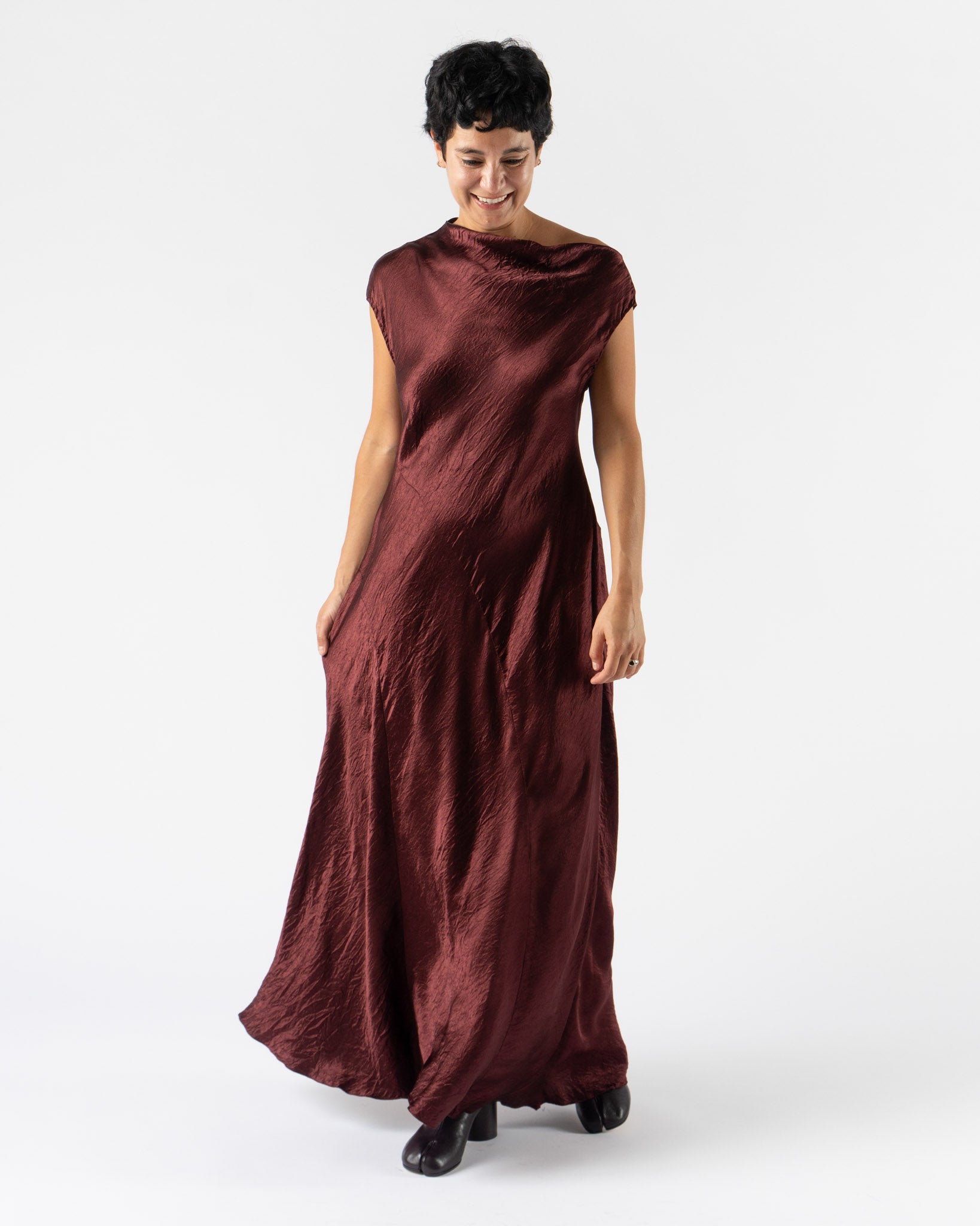 Lauren Manoogian New Luster Dress in Merlot