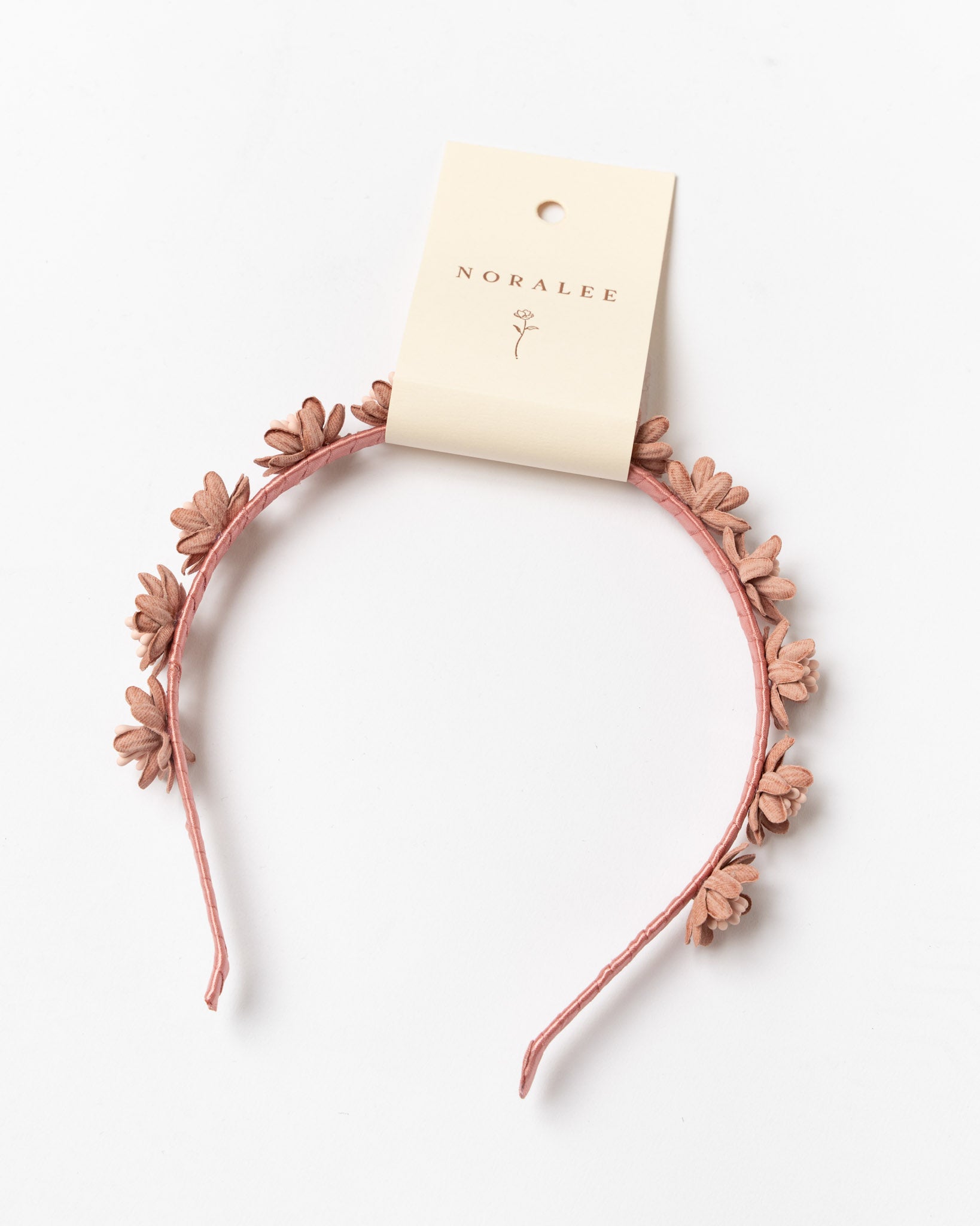 Noralee Floral Headband in Raspberry