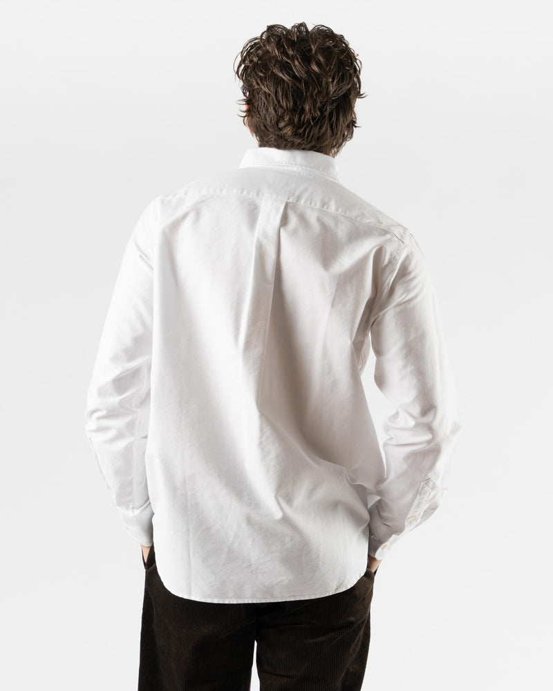 Norse Projects Algot Oxford Monogram in White