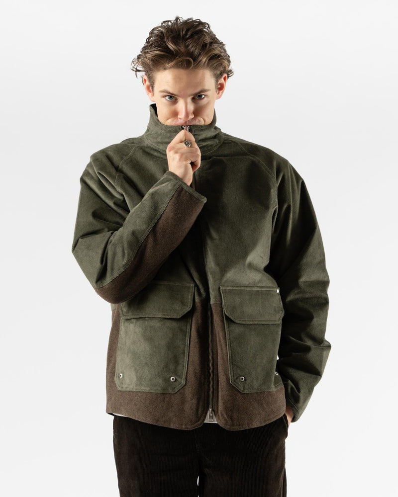 Norse Projects Hakon Solotex Corduroy Reversible in Ivy Green