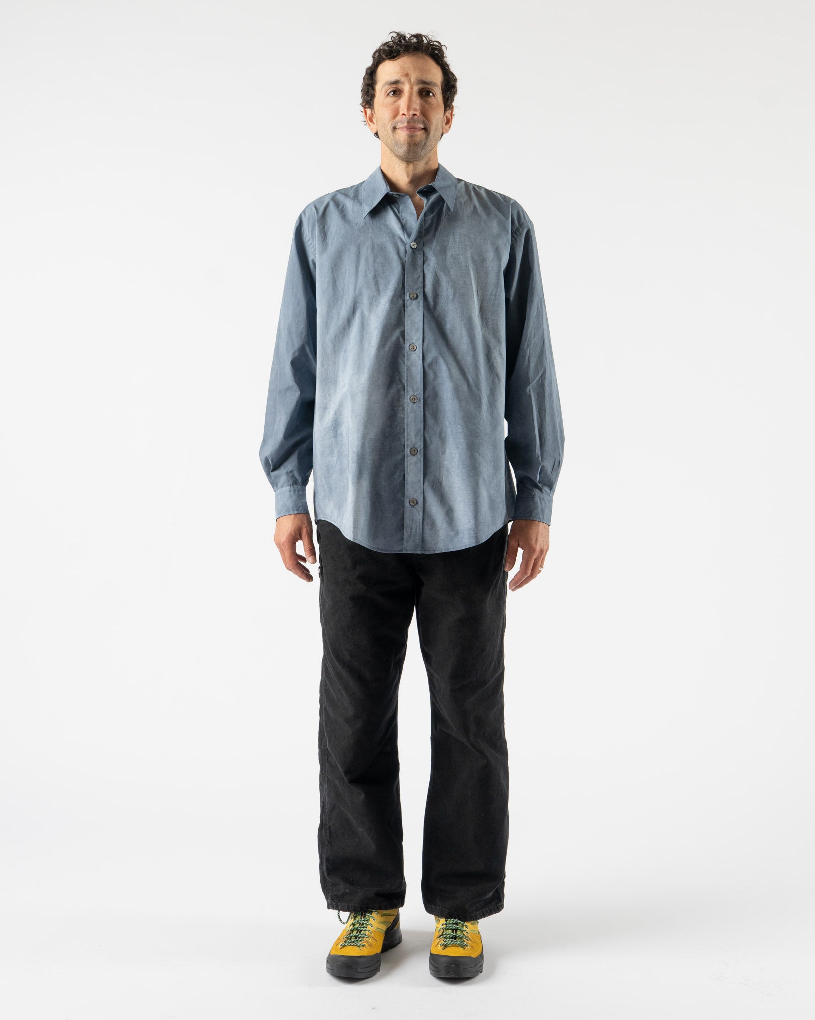 Colbo Office Shirt in Washed Blue