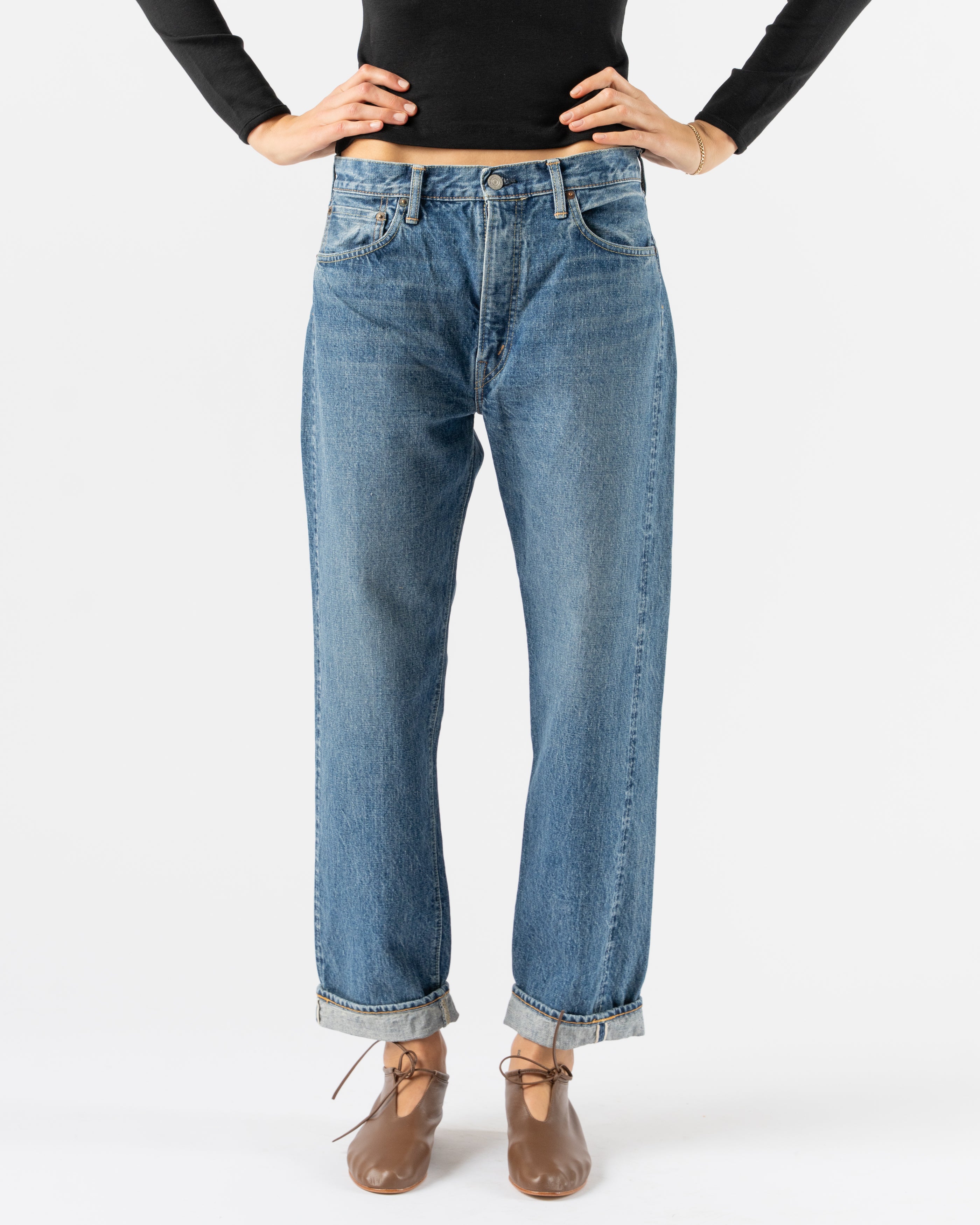 Orslow--60'S-Selvedge-Denim-Jeans-in-2-Year-Wash-Curated-at-Jake-and-Jones-Santa-Barbara-Boutique