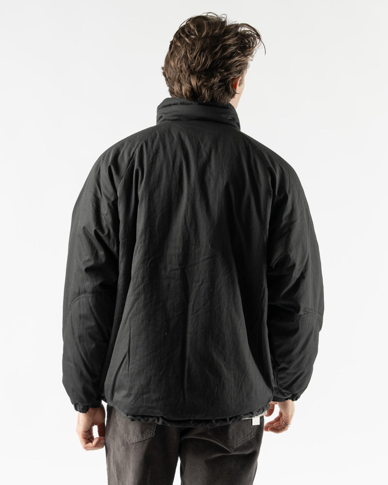 orSlow Cotton x Nylon Padded Jacket in Black