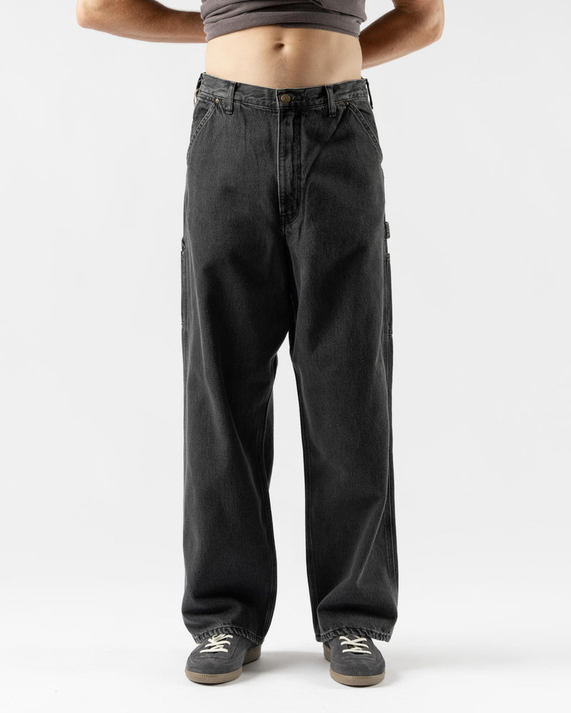 orSlow Dad's Fit Painter Pants in Black Denim