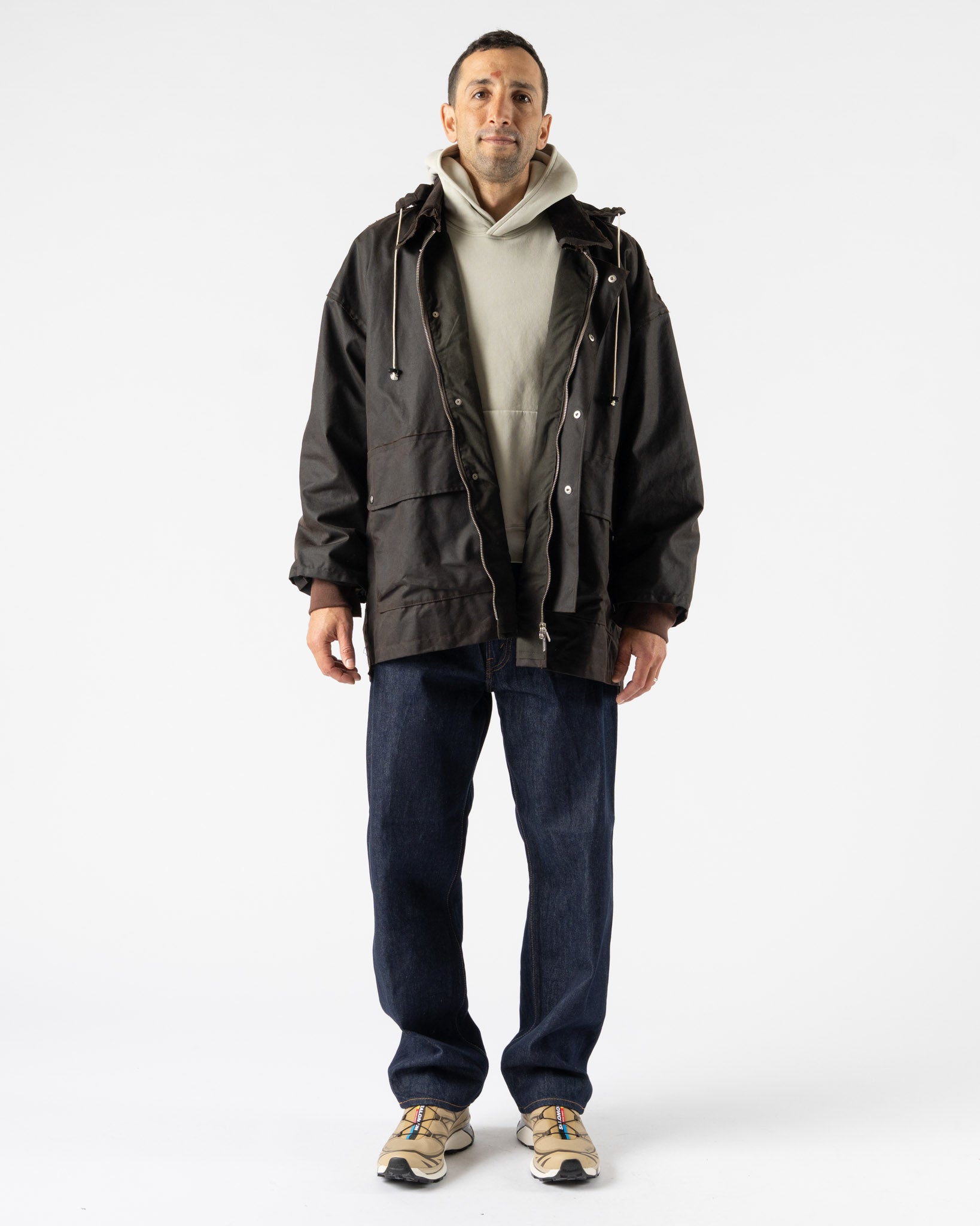 Camiel Fortgens Outdoor Hunting Jacket in Brown Curated at Jake