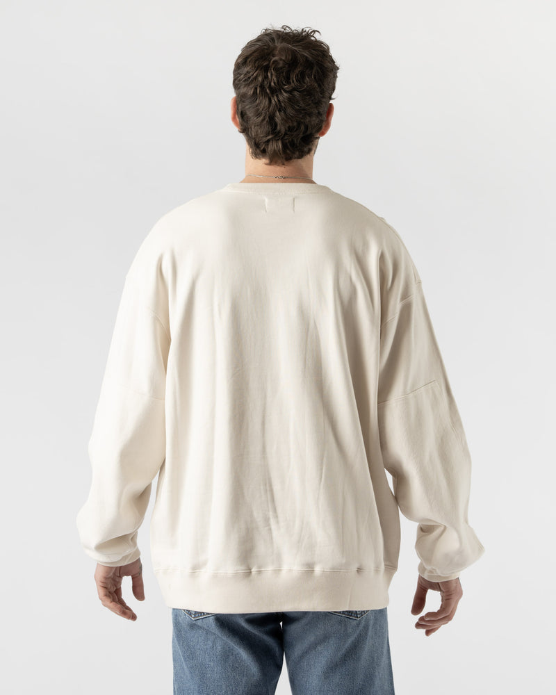 Pilgrim Surf + Supply Jaar Reinforced Crew in Bone