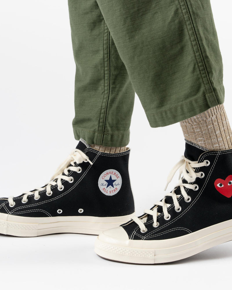 PLAY Converse x COMME des GARÇONS Multi Heart High Top in Black