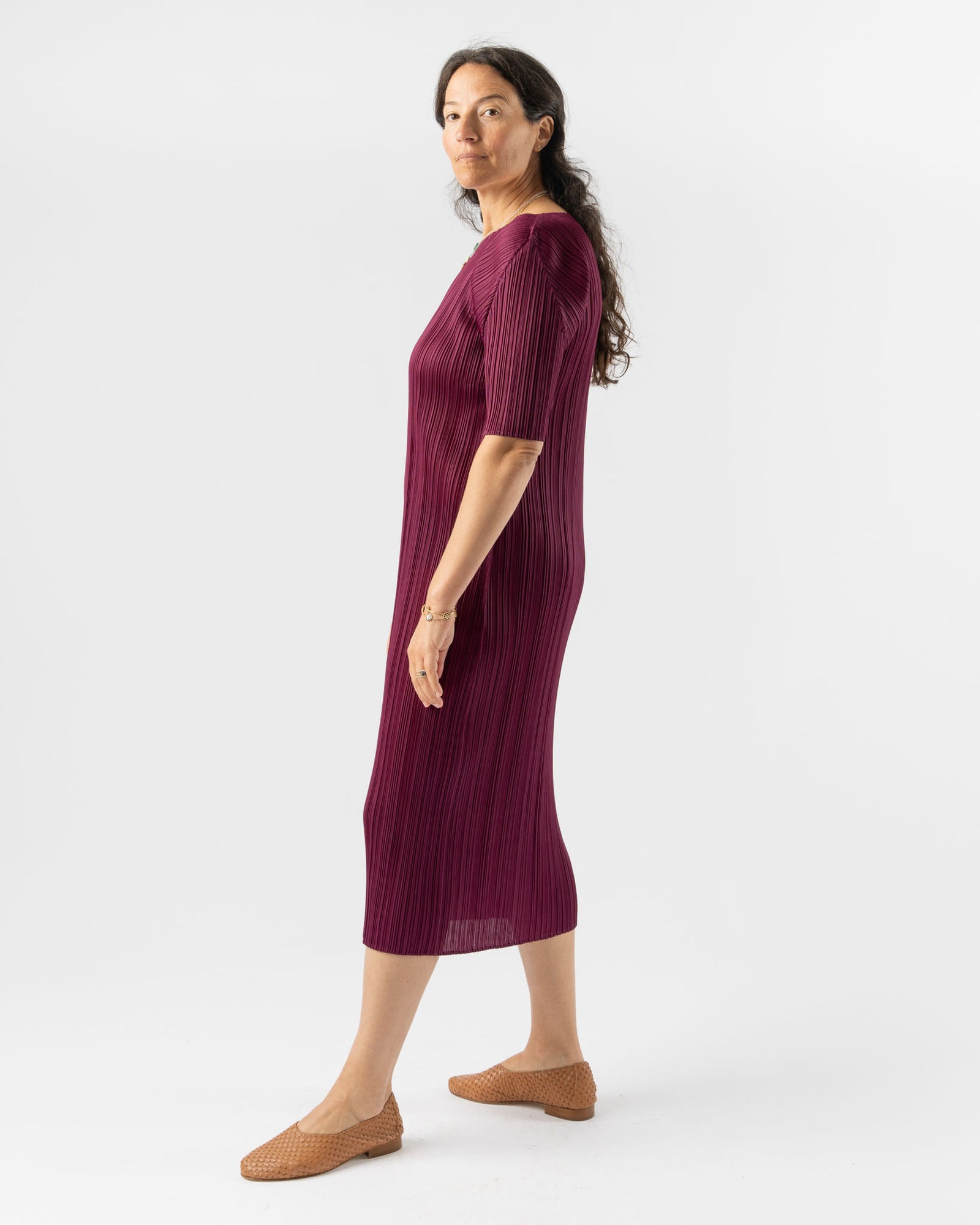 Pleats Please Issey Miyake May Monthly Colors Dress in