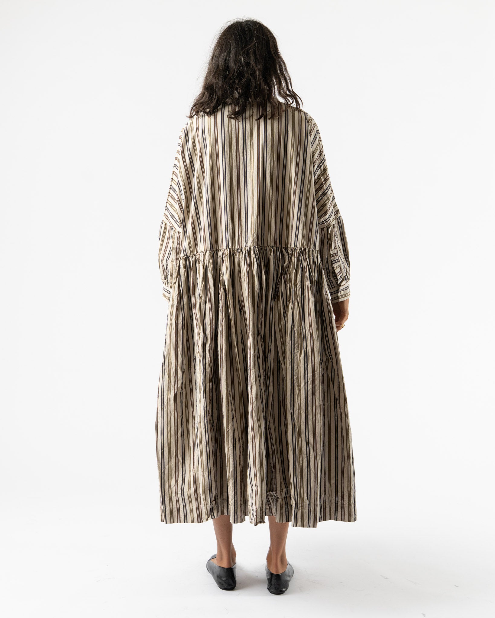 CASEY CASEY Paper Cotton Stripe Saint Roch Dress