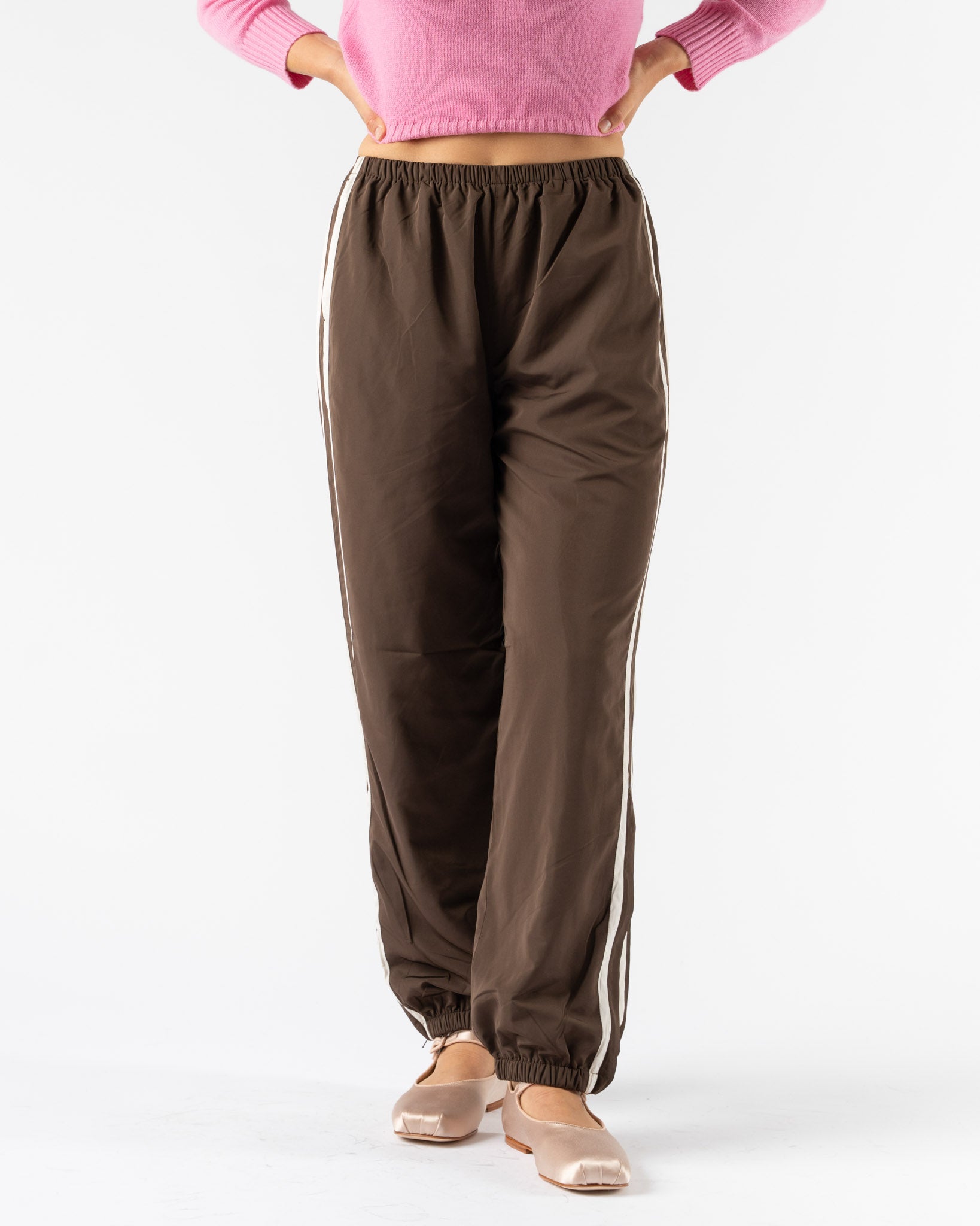 Sandy Liang Paprika Pant in Dark Brown