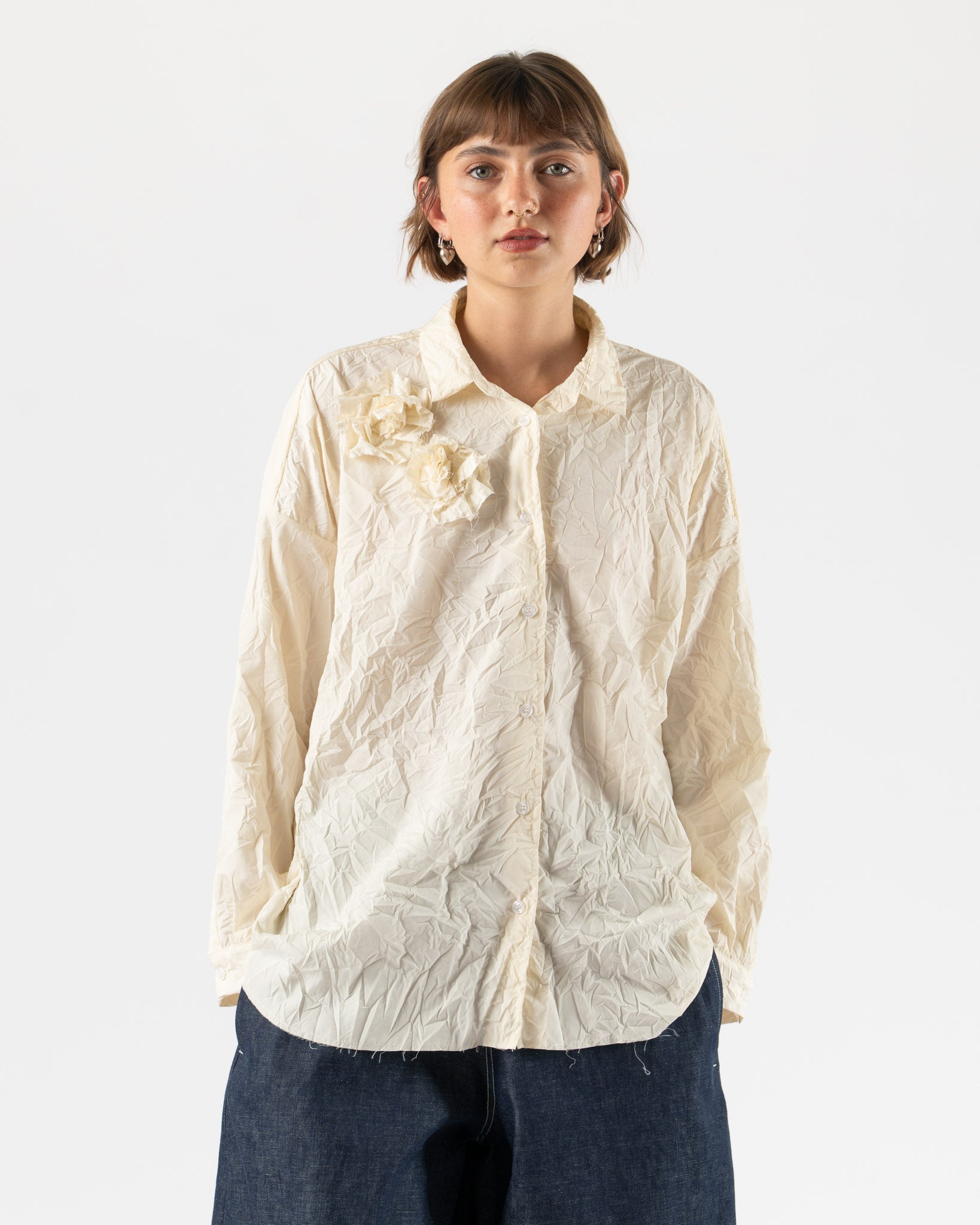 Fabiana Pigna Petalo Blouse in Chantilly
