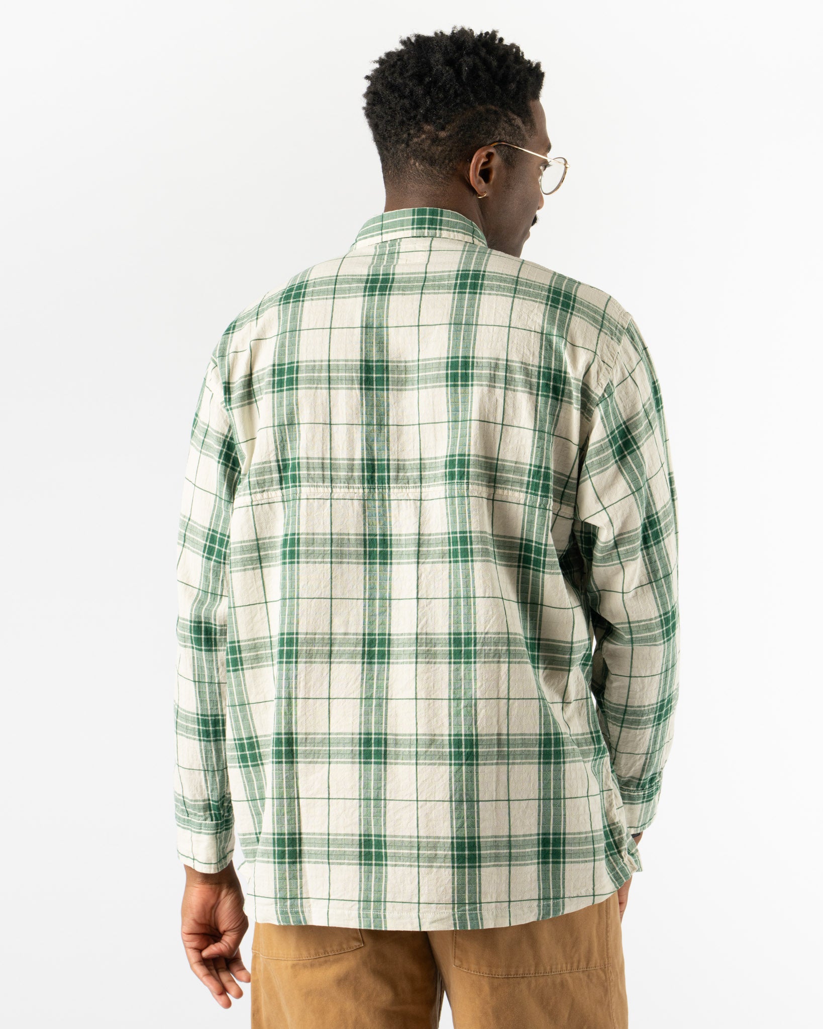 Pilgrim Surf + Supply Albert Field Shirt in Off White