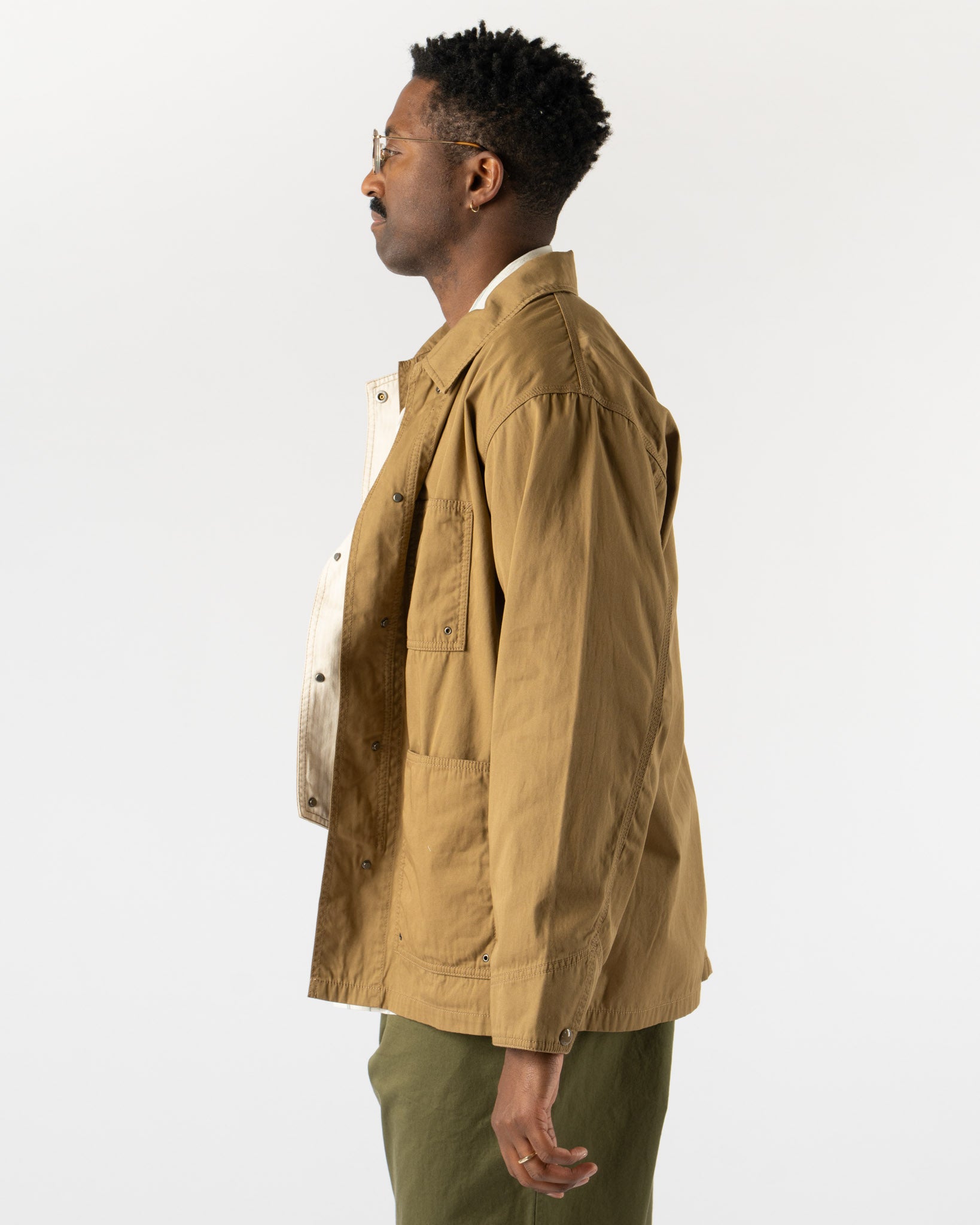 Pilgrim Surf + Supply Mendal Jacket in Khaki