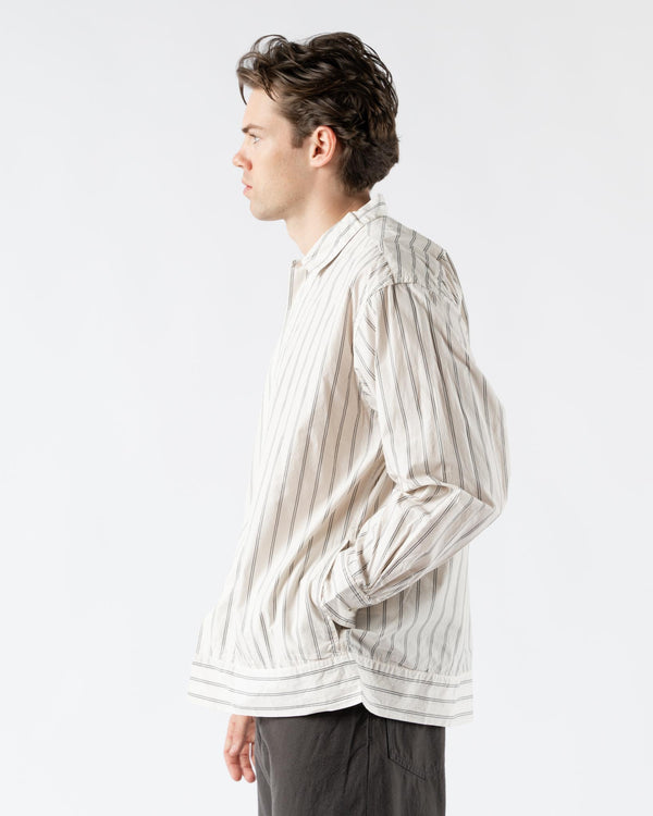 Pilgrim Surf + Supply Claude Longsleeve in Natural Stripe