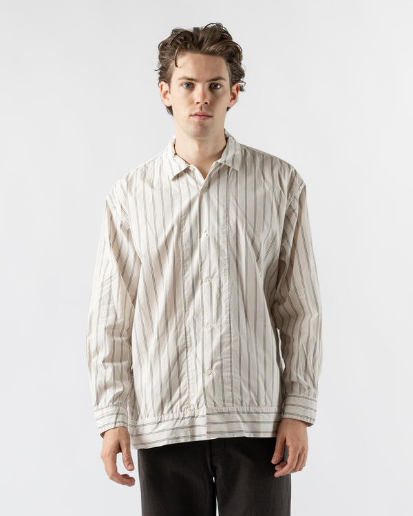 Pilgrim Surf + Supply Claude Longsleeve in Natural Stripe