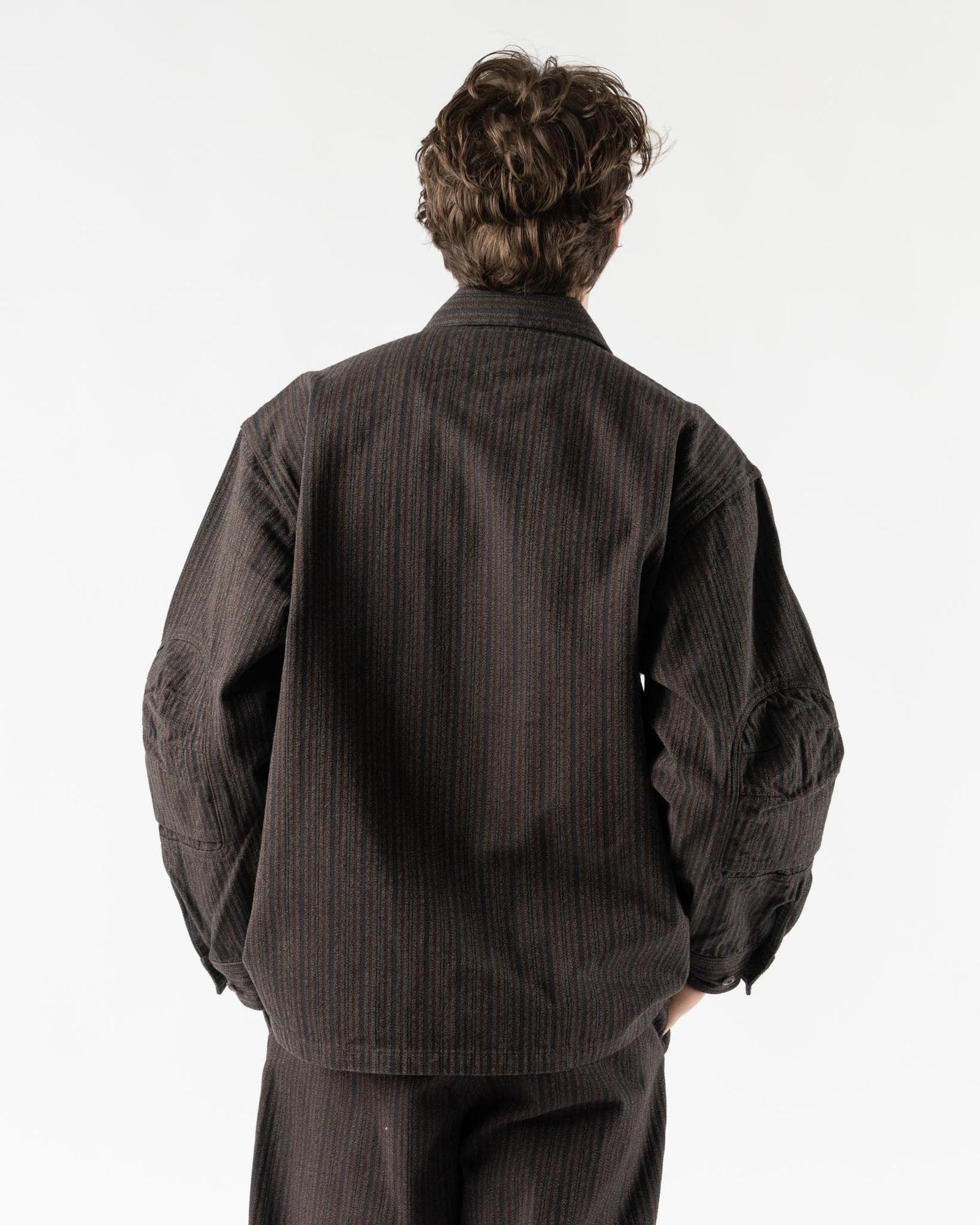 Pilgrim Surf + Supply Leon Coaches Jacket in Stripe Curated