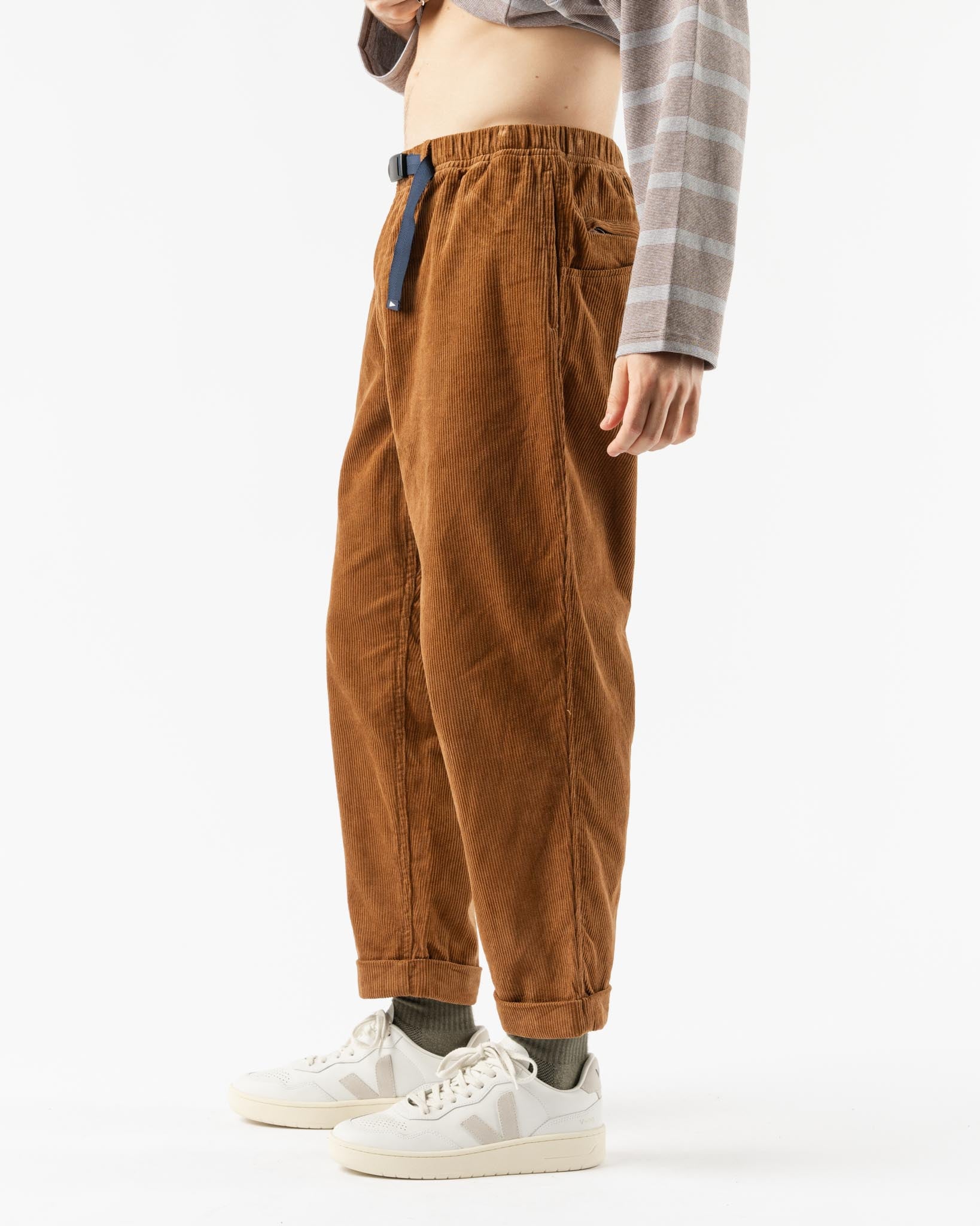 Pilgrim Surf + Supply Salathe Corduroy Climbing Pant in Golden Brown