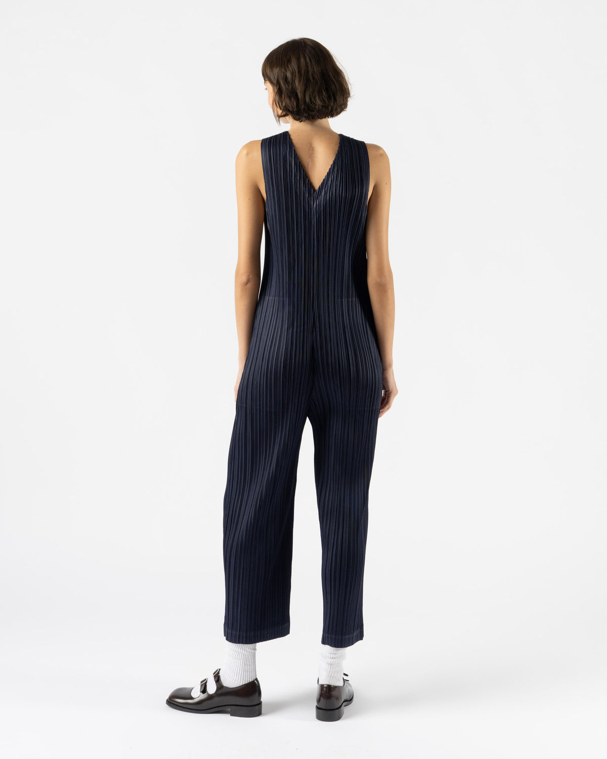 Pleats Please Issey Miyake Jumpsuit in Navy September
