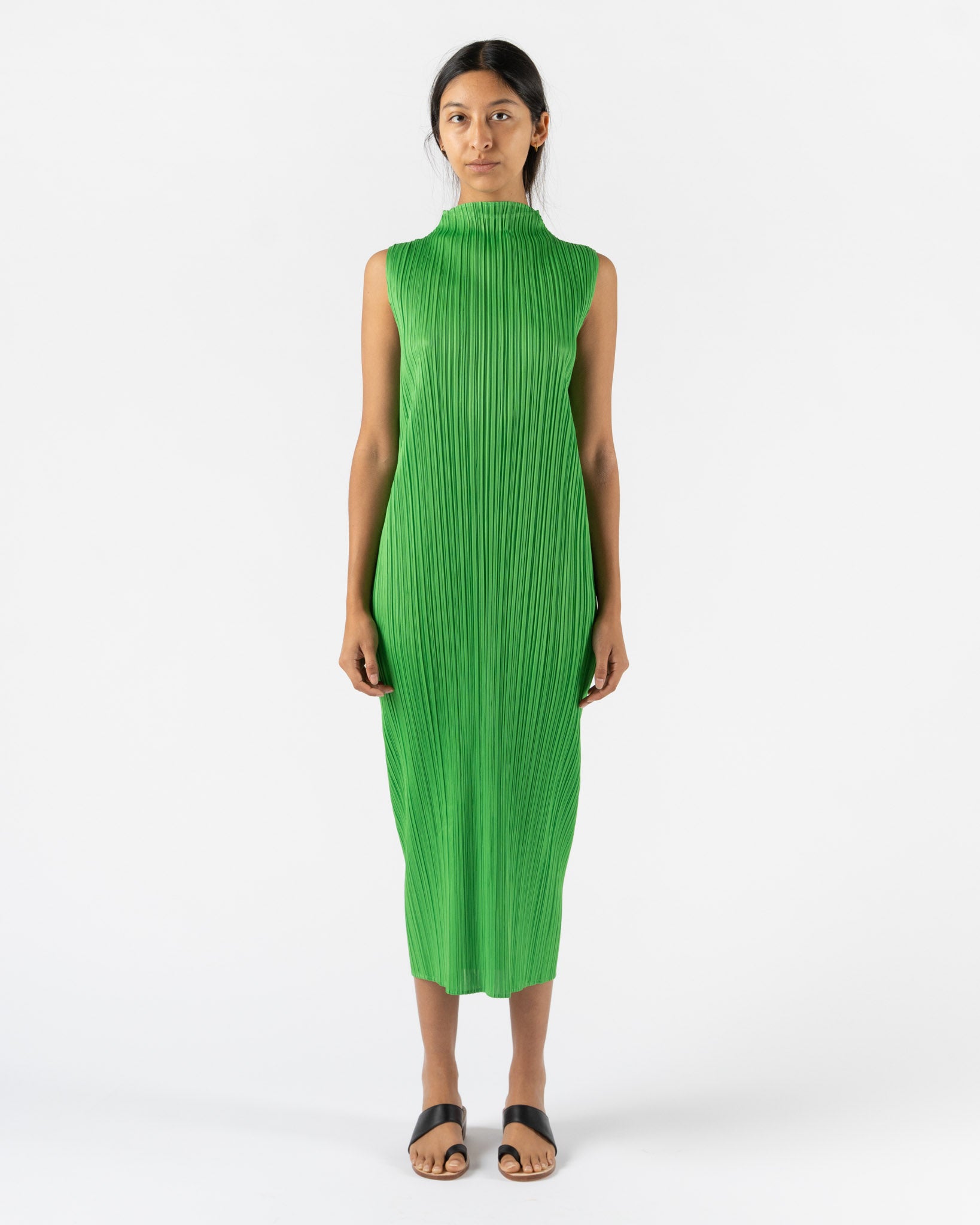 Pleats Please Issey Miyake Women's Mc April Dress - Green