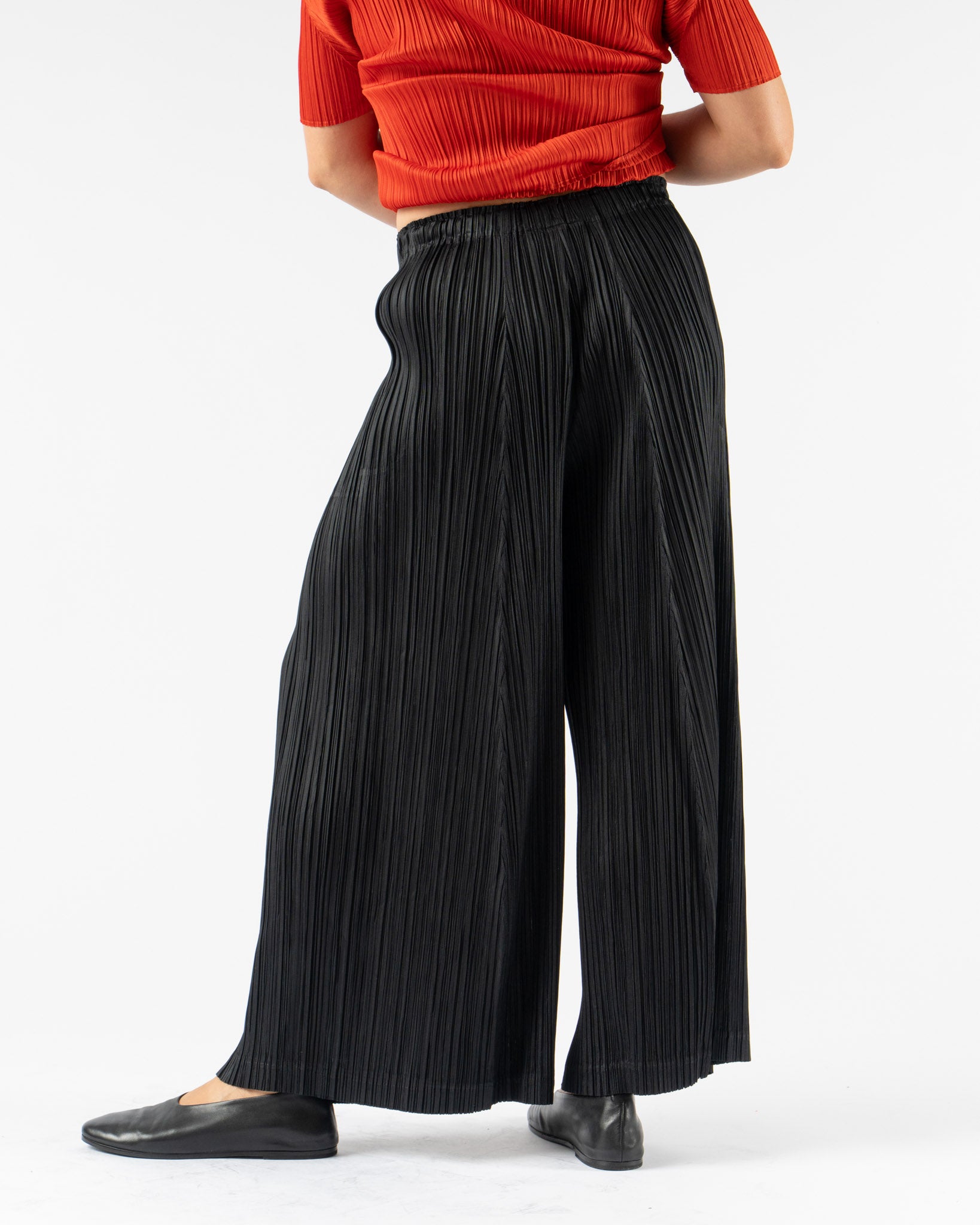 Pleats Please Issey Miyake Thicker Bottoms 1 in Black