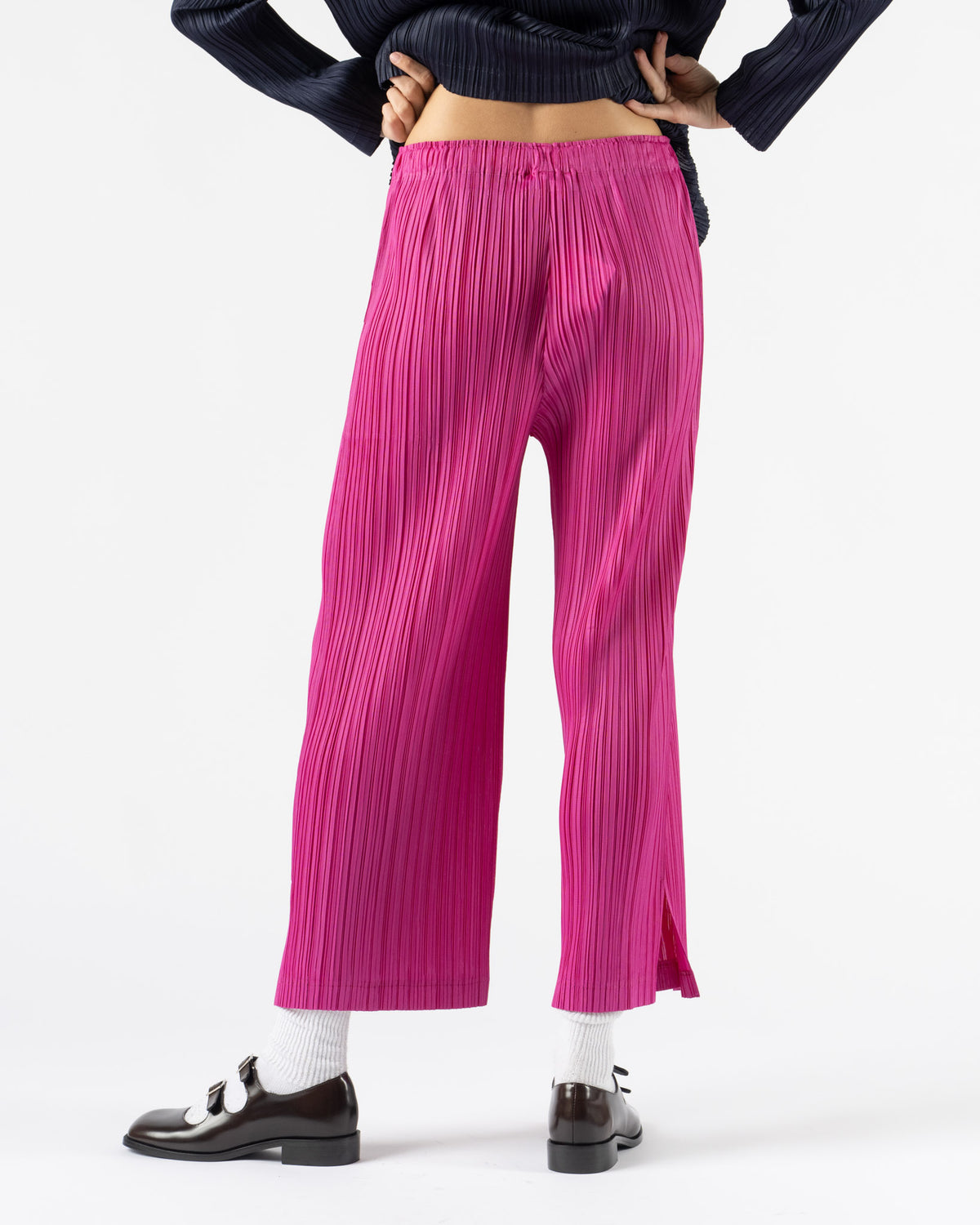 Pleats Please Issey Miyake Thicker Bottoms 2 in Magenta