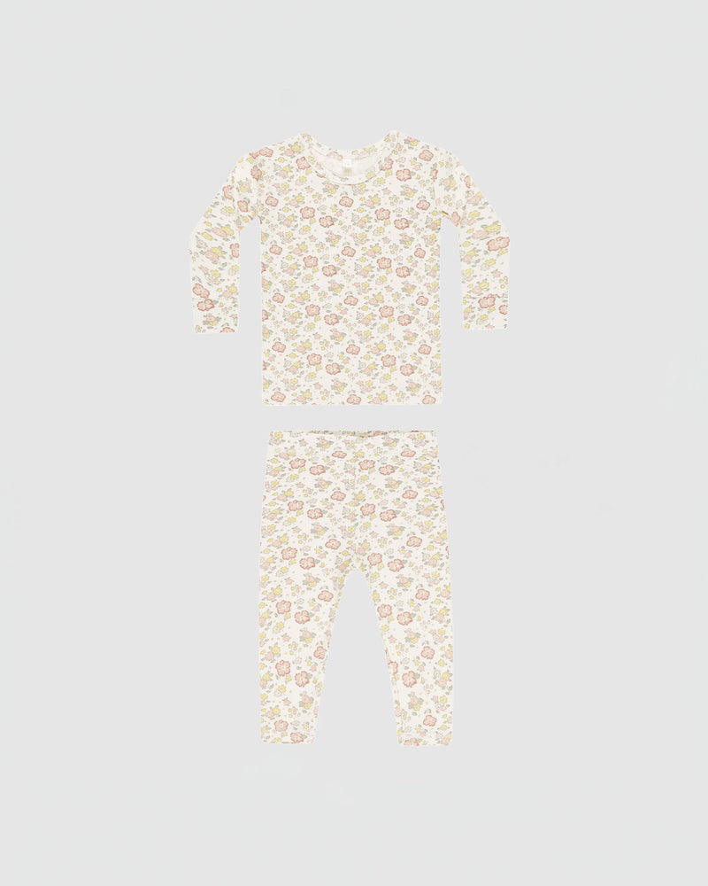 Quincy Mae Bamboo Pajama Set in Bloom