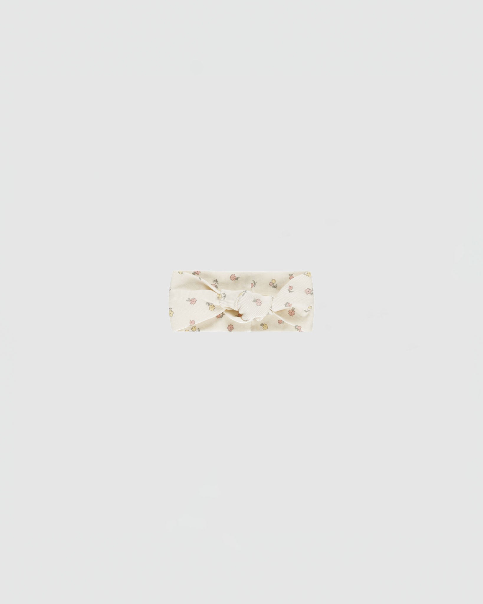 Quincy Mae Ribbed Knotted Headband in Fleur