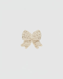 Quincy Mae Crochet Bow in Natural